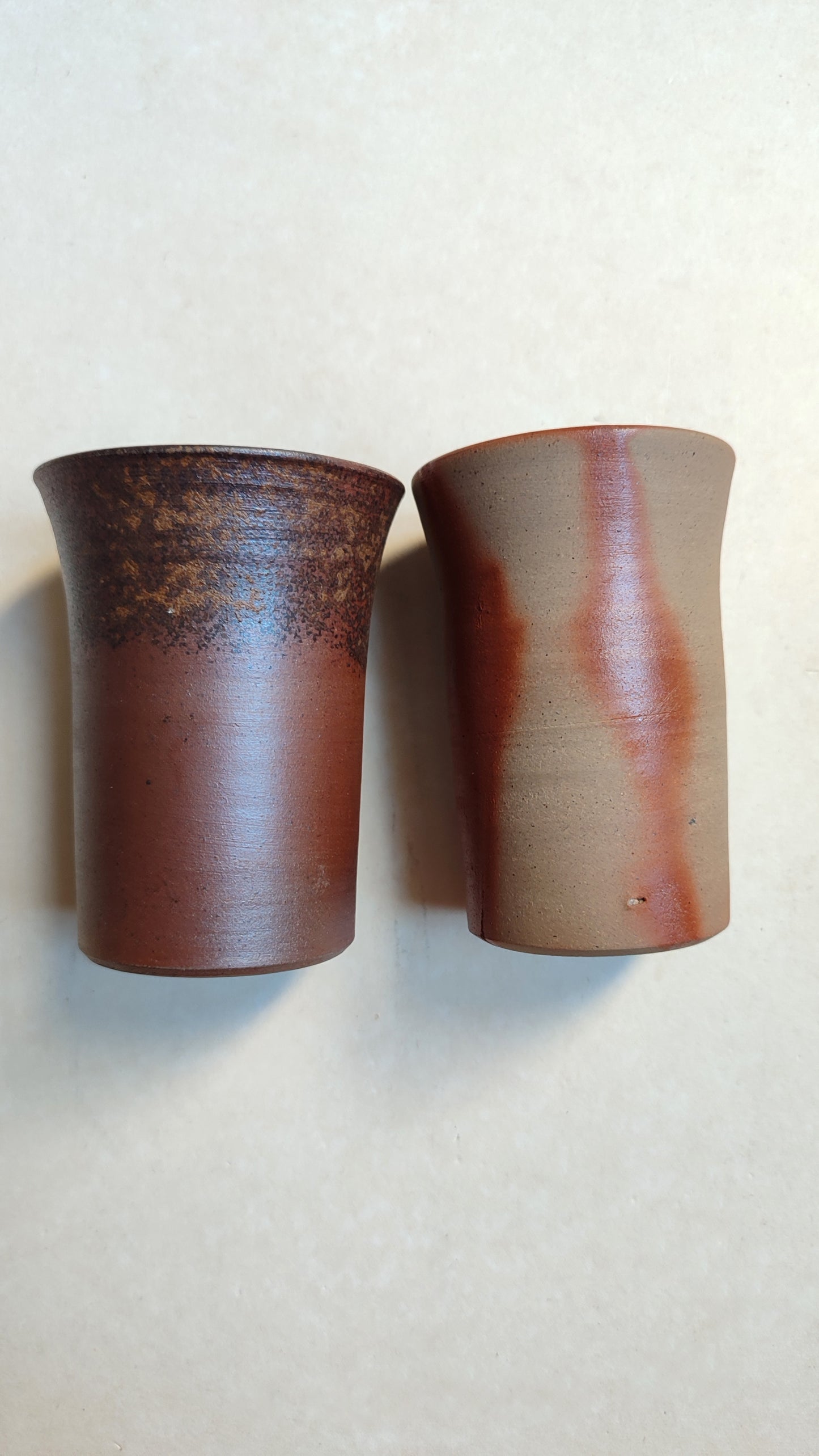 Paire de tasses à Saké céramique de "Bizen" 98mm "Toukeido"