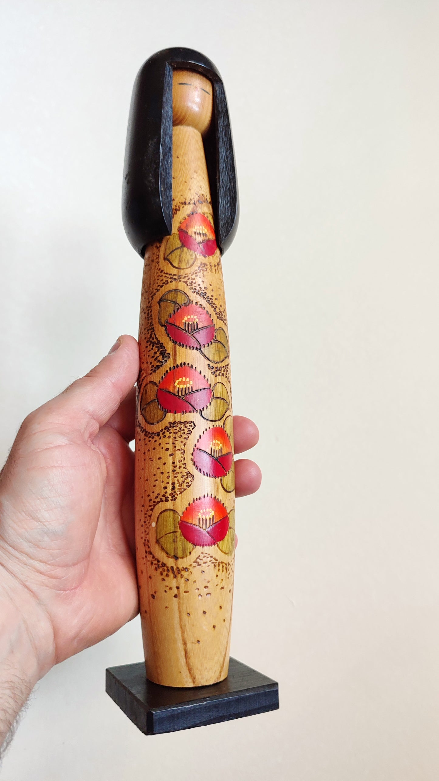 Poupée japonaise en bois "Kokechi" 315mm "Kazuo Takamizawa"