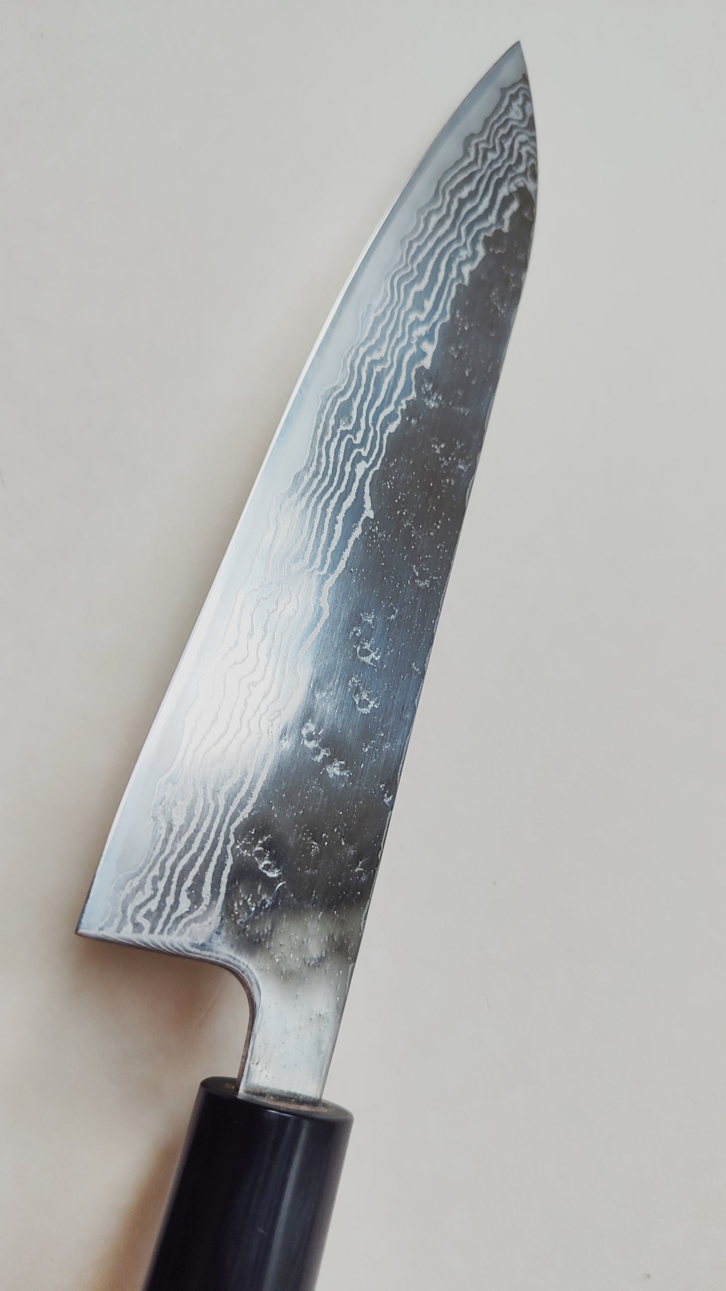 Magnifique couteau de cuisine japonais "Gyuto" 180mm 440C Steel
