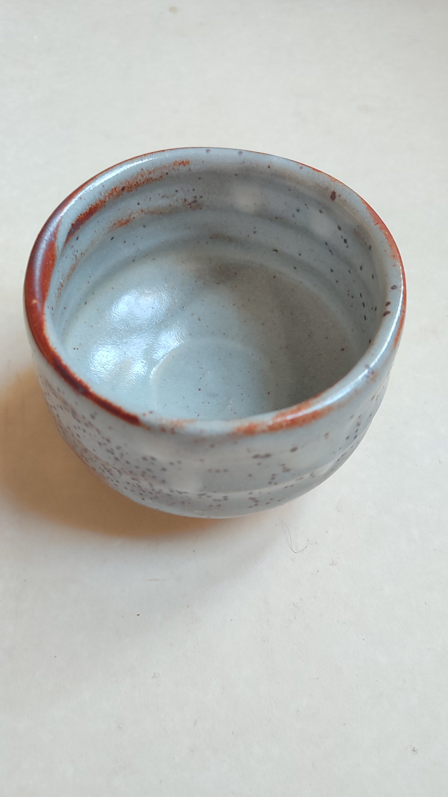 Bol à thé matcha de style "Shino" 120mm "Kiseto Setoguro"
