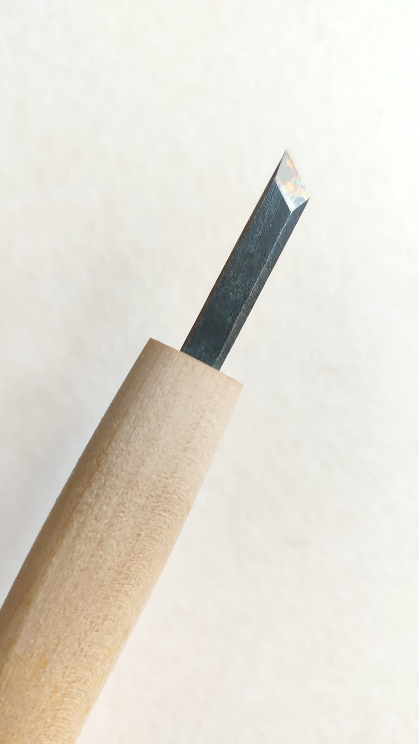 Ciseau japonais "Shirabiki" de gravure sur bois "Chokokuto" 6mm