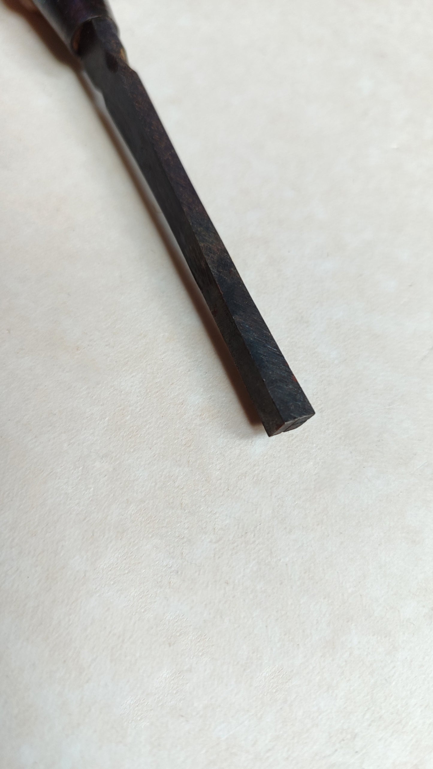 Ciseau japonais fond de mortaise "Uchinuki nomi" 6mm