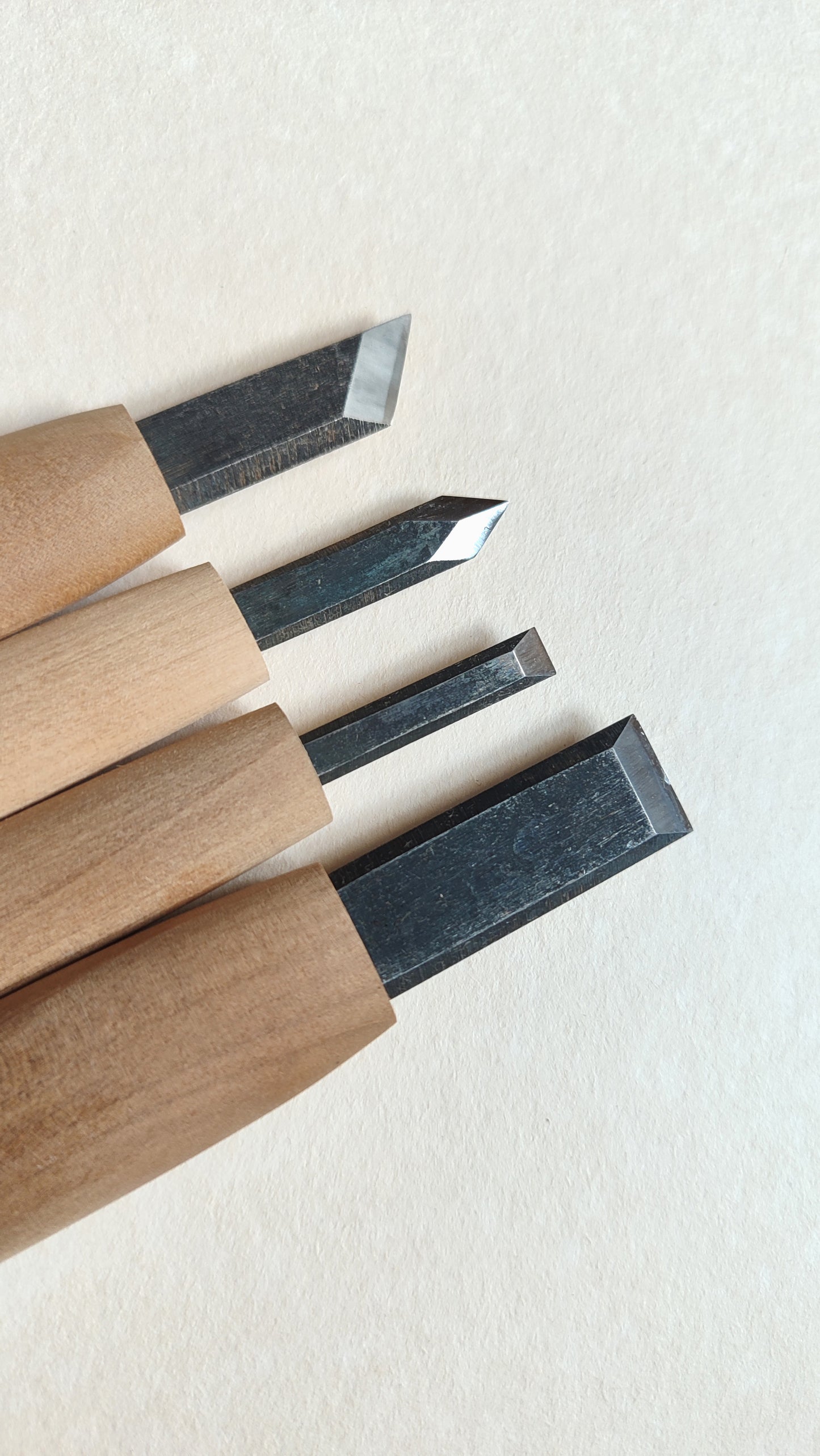 Set de ciseaux japonais de gravure sur bois "Chokokuto"