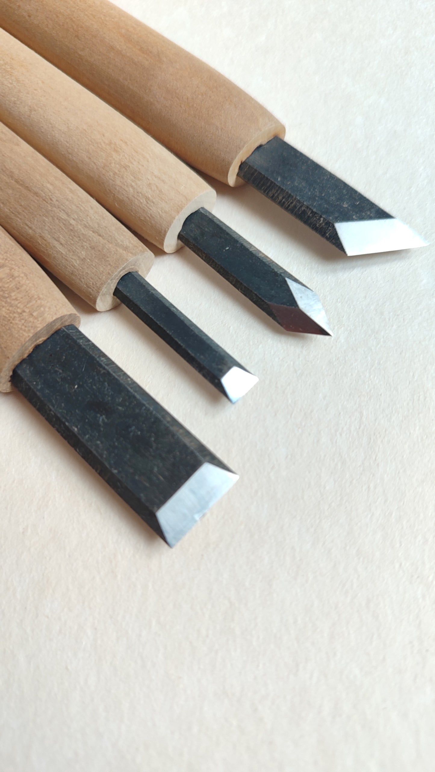 Set de ciseaux japonais de gravure sur bois "Chokokuto"