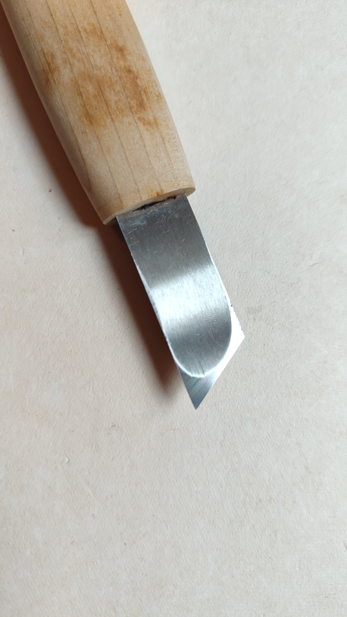Ciseau japonais Kiridashi de gravure sur bois "Chokokuto" 15mm