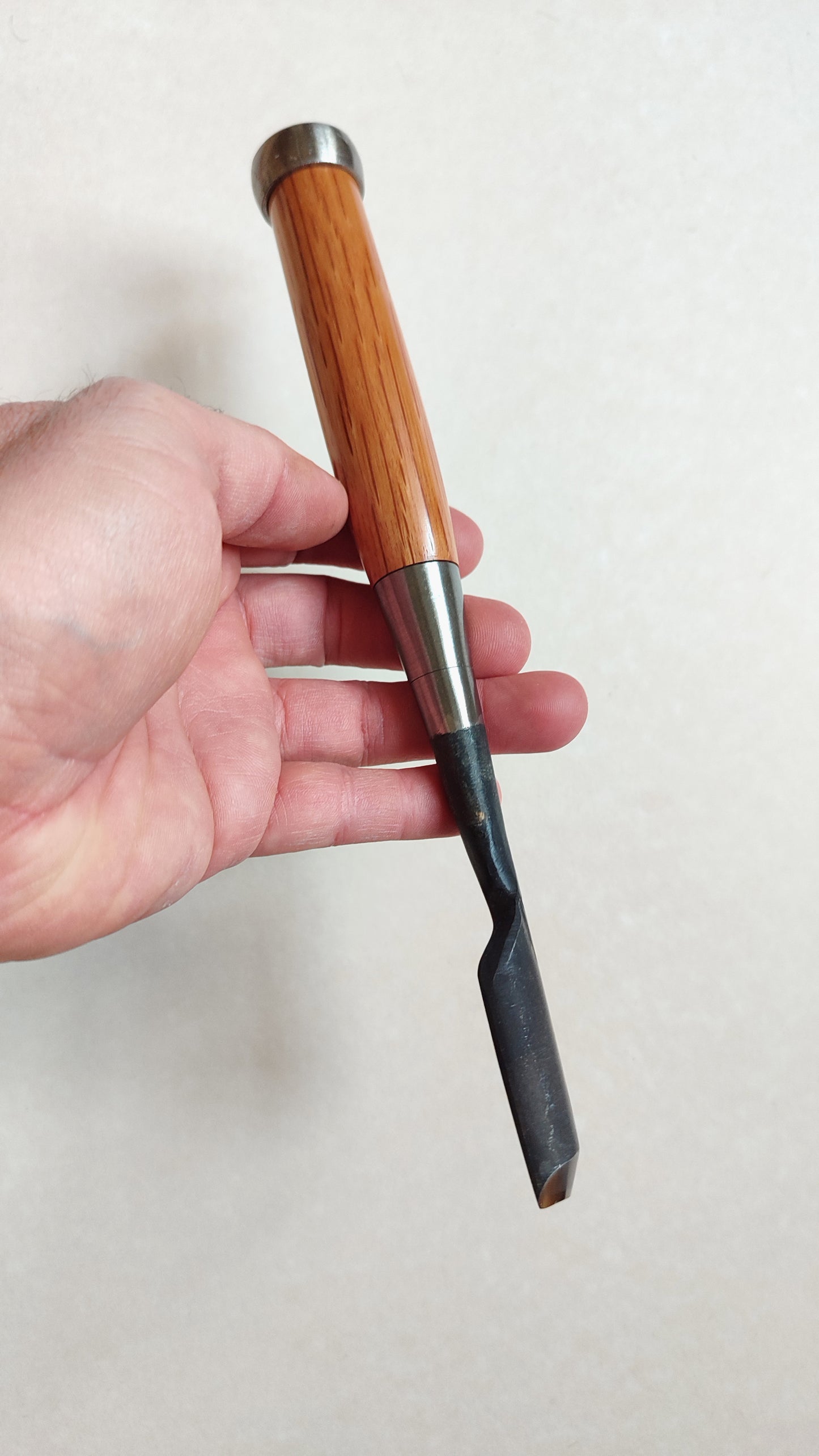 Rare ciseaux de sculpteur japonais "Hako nomi" 32mm "Gyokudo"