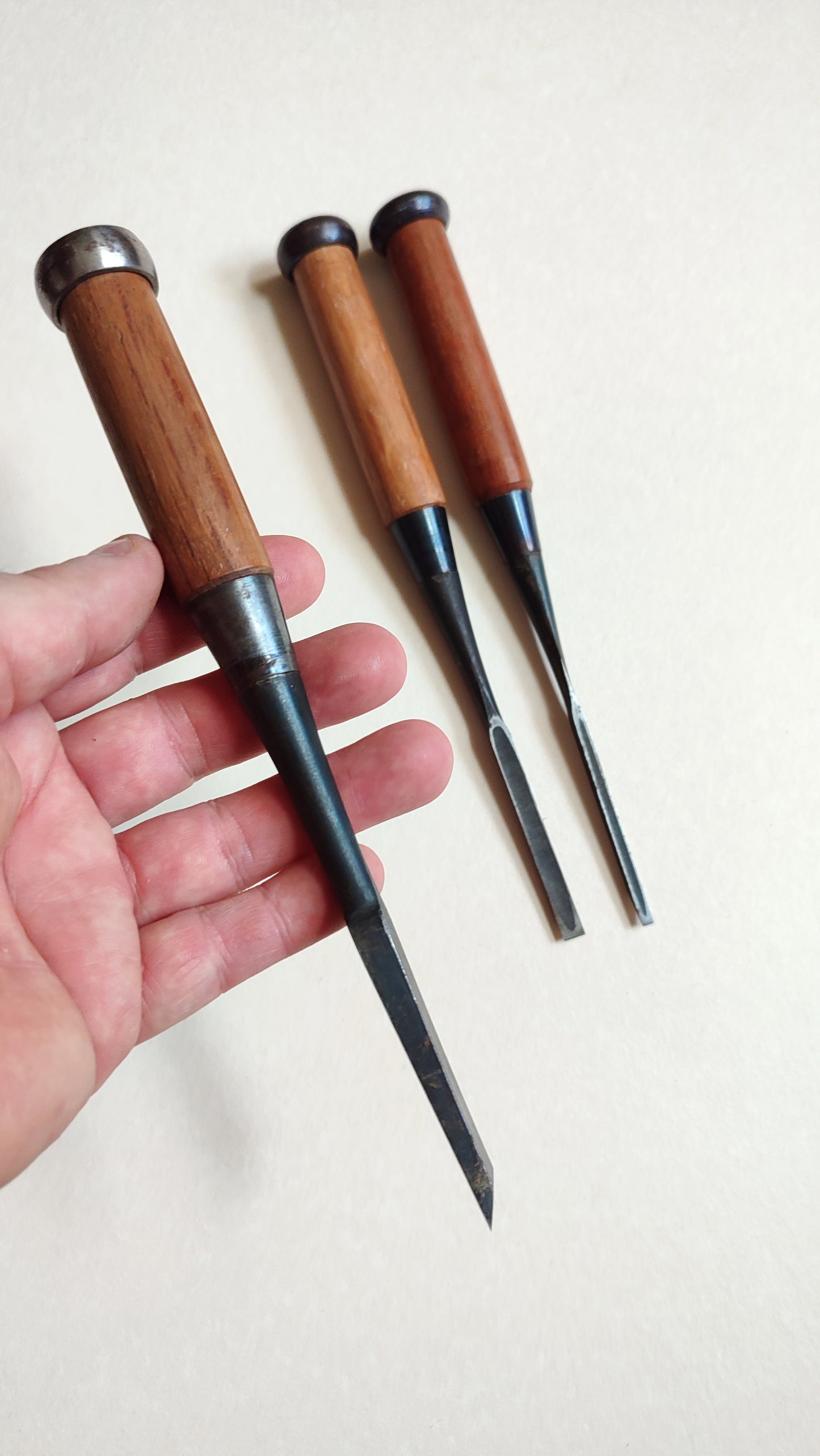 Set de ciseaux japonais variés "Oire Nomi" 3, 6, 12mm Niigata
