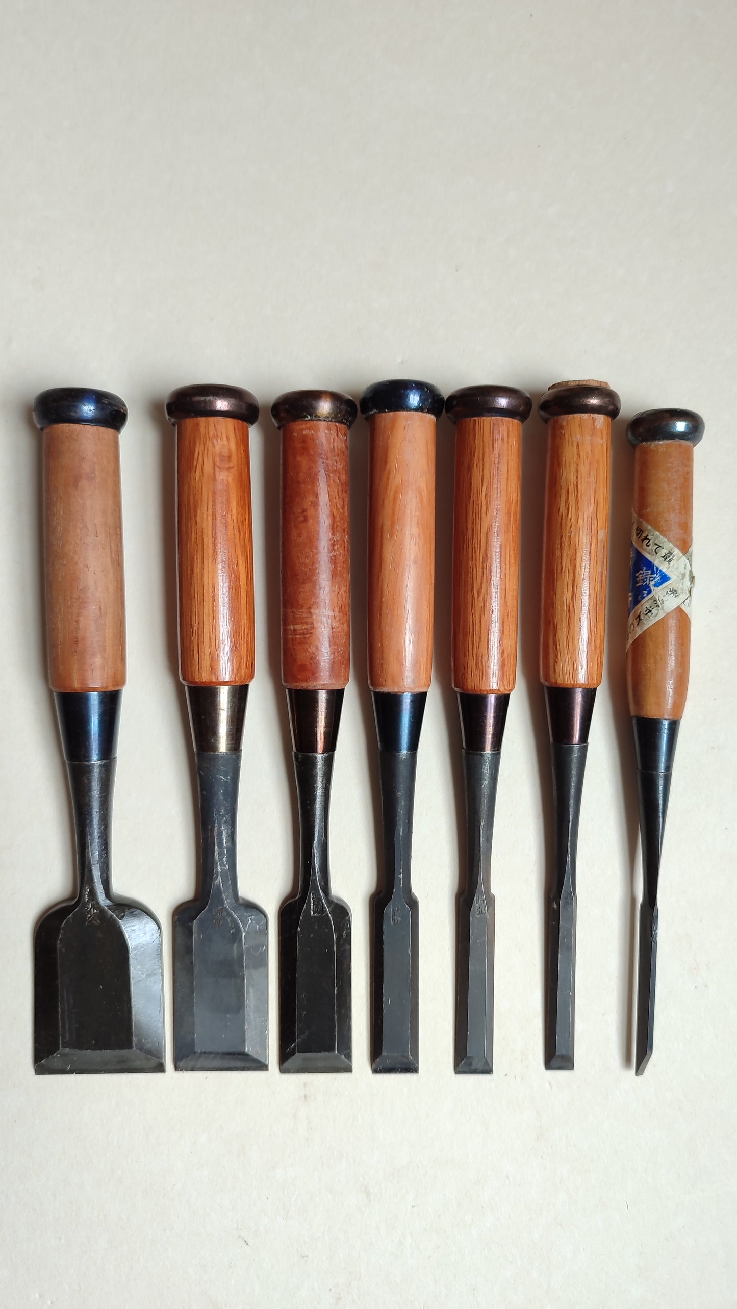 Juego Variado de Tijeras Japonesas "Oire Nomi" 3, 9, 12, 15, 24, 30, 42mm