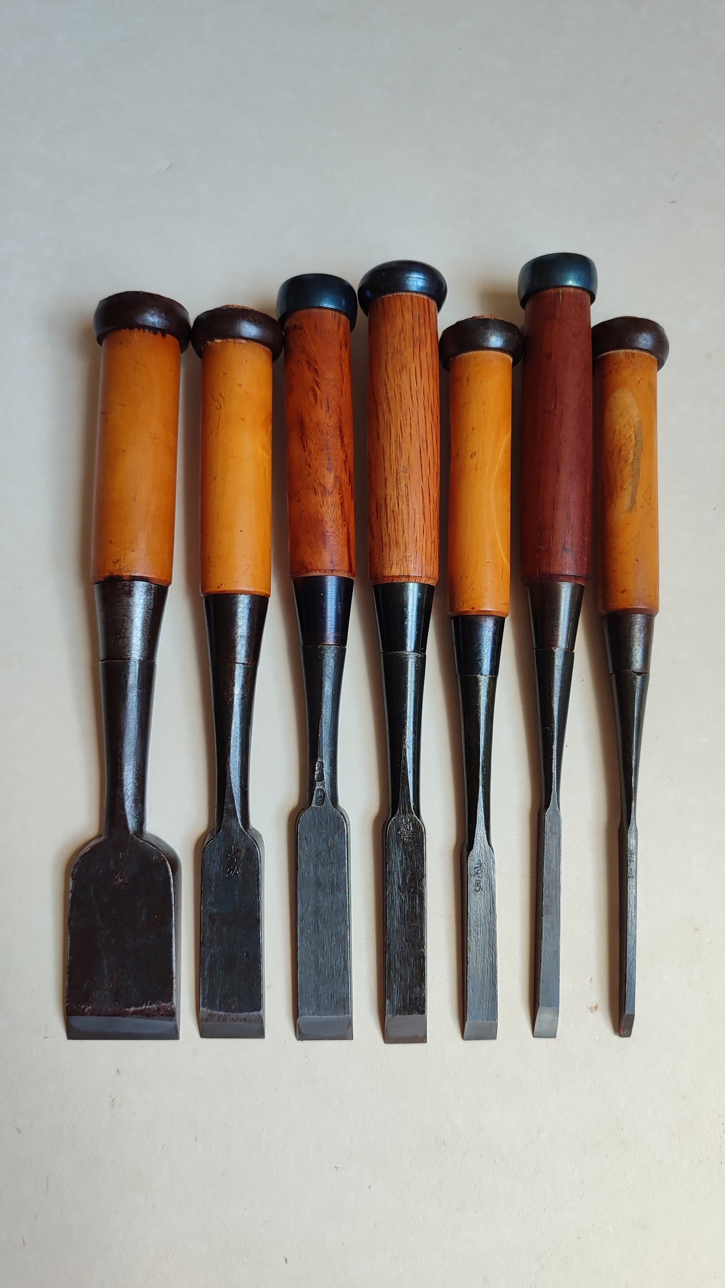 Juego Variado de Tijeras Japonesas "Oire Nomi" 3, 6, 9, 12, 15, 18, 30mm