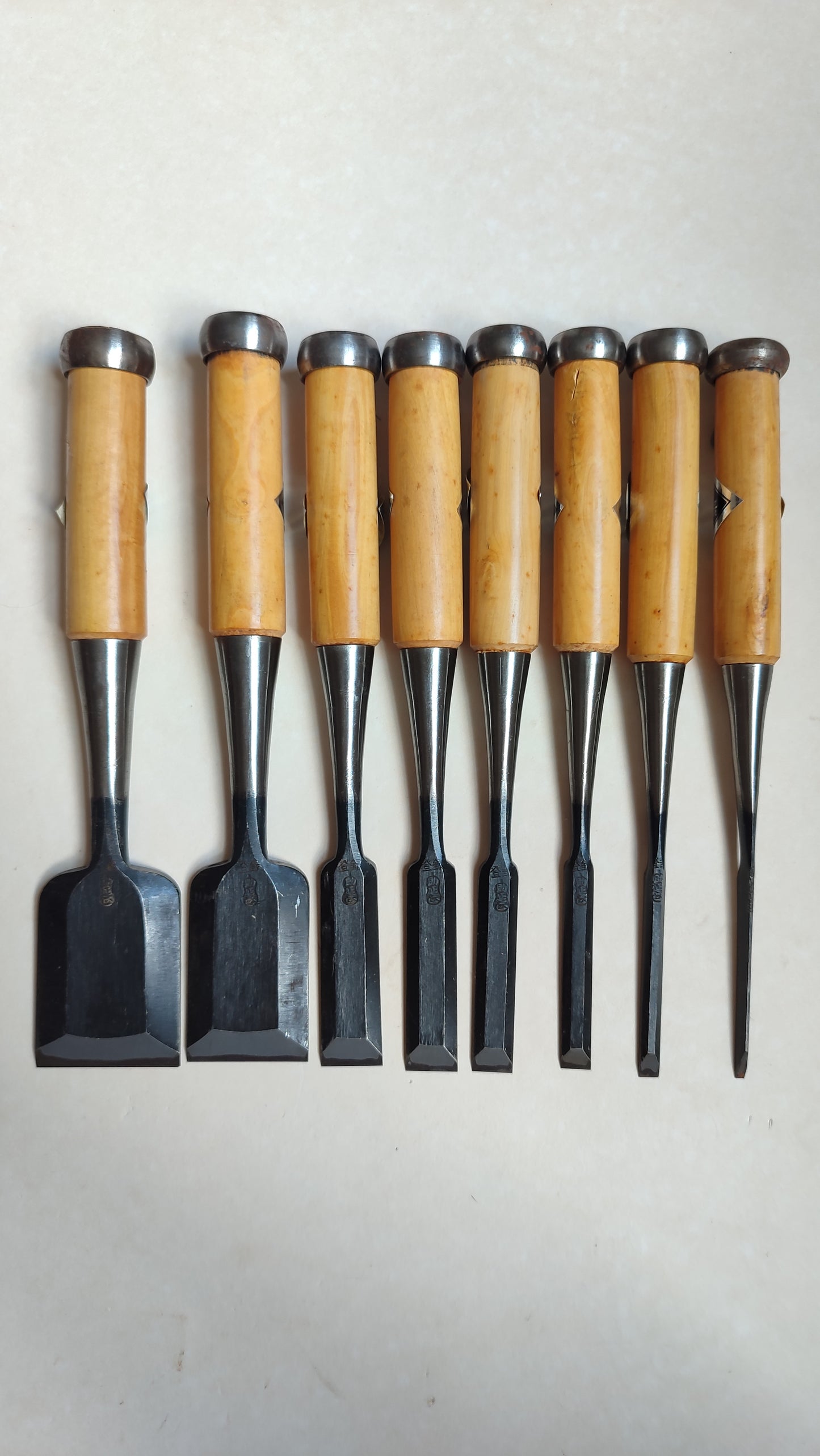 Set Tijeras Japonesas "Oire Nomi" 3, 6, 9, 12, 15, 18, 36, 42mm "Sukenobu"