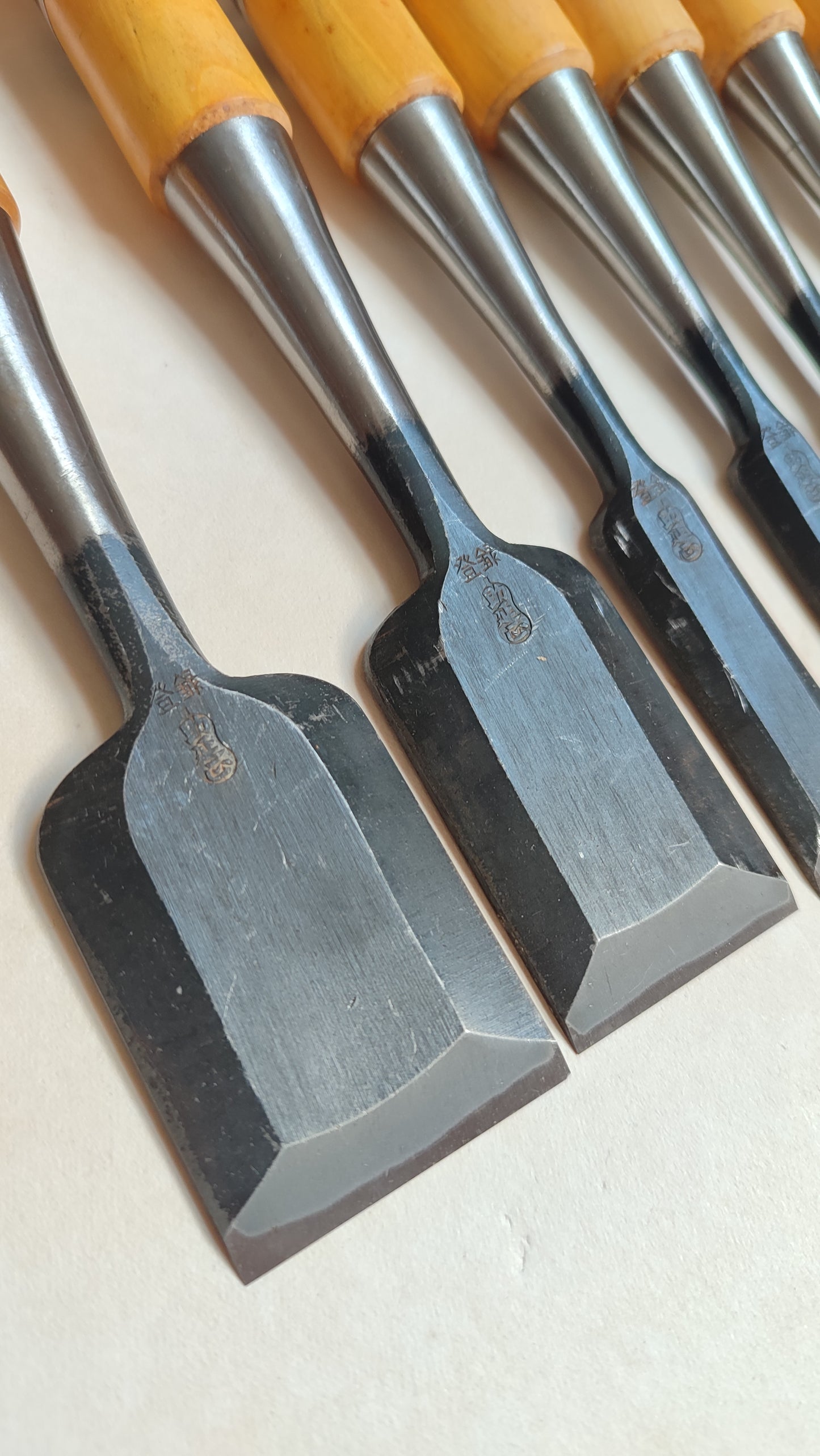 Set Tijeras Japonesas "Oire Nomi" 3, 6, 9, 12, 15, 18, 36, 42mm "Sukenobu"