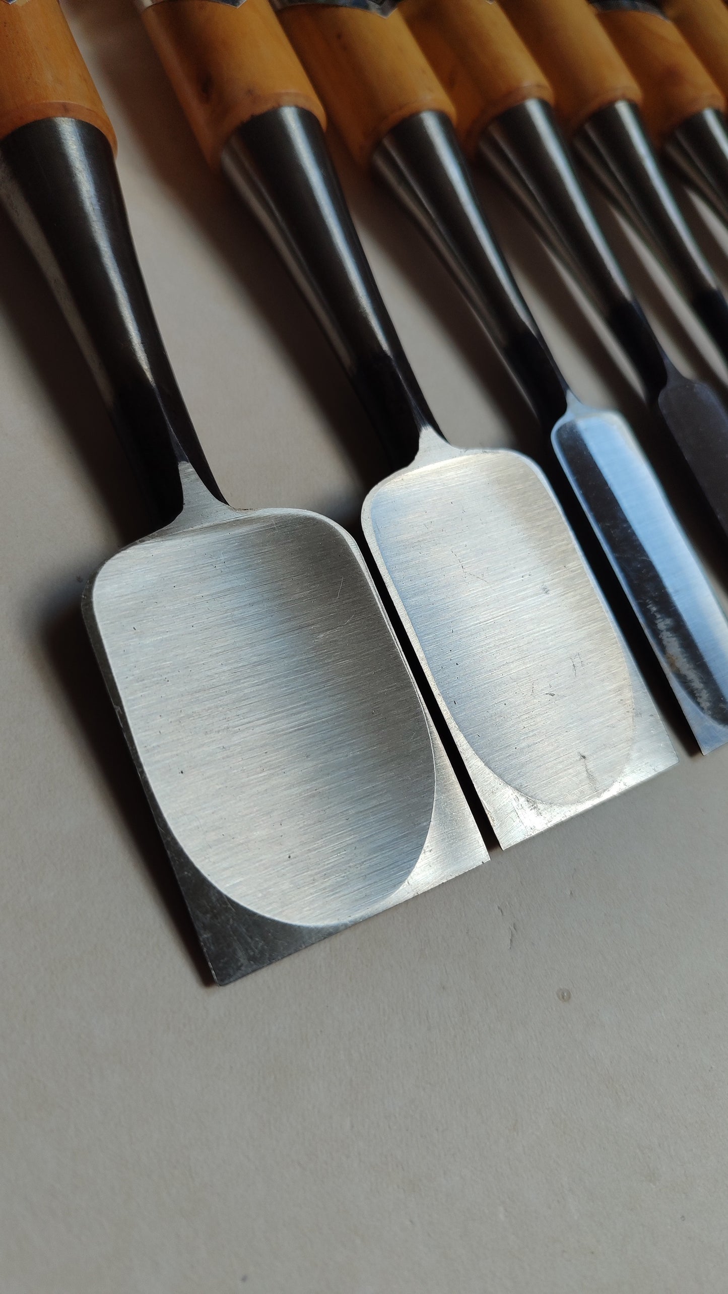 Set Tijeras Japonesas "Oire Nomi" 3, 6, 9, 12, 15, 18, 36, 42mm "Sukenobu"
