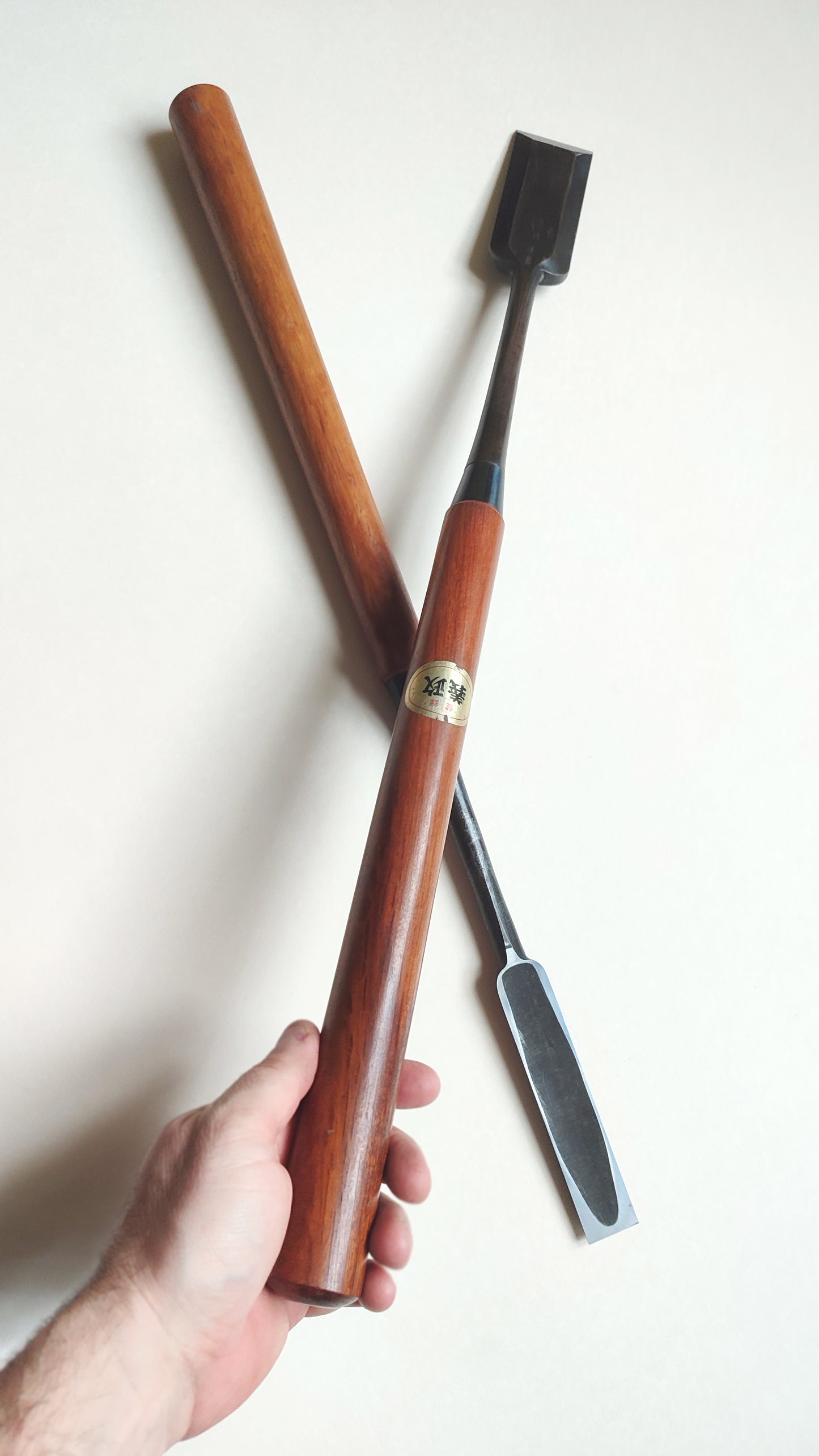 Rare paire de ciseaux japonais vintage extra longs "Ootsuki Nomi" 24 et 48mm