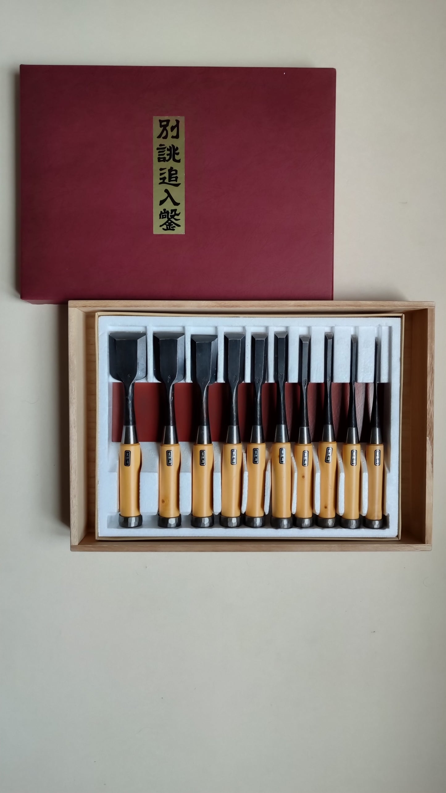 Set Tijeras Japonesas "Oire Nomi" 3, 6, 9, 12, 15, 18, 24, 30, 36, 42mm "Yusuke"