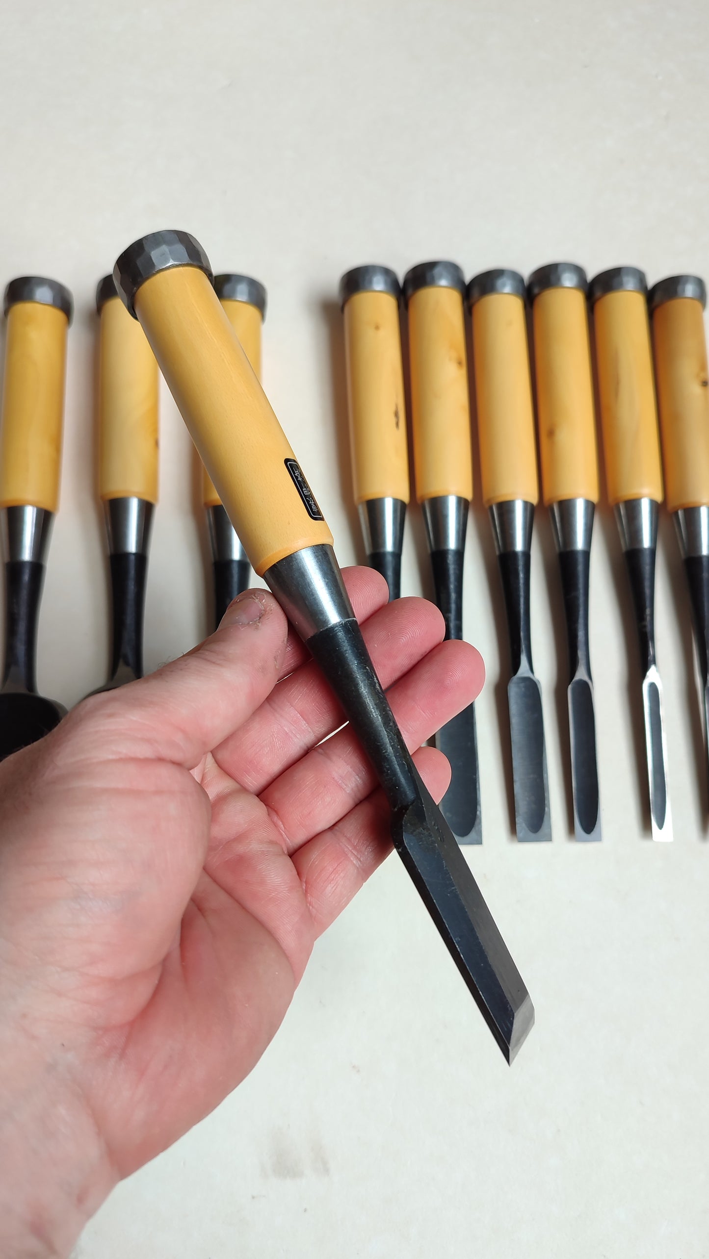 Set Tijeras Japonesas "Oire Nomi" 3, 6, 9, 12, 15, 18, 24, 30, 36, 42mm "Yusuke"