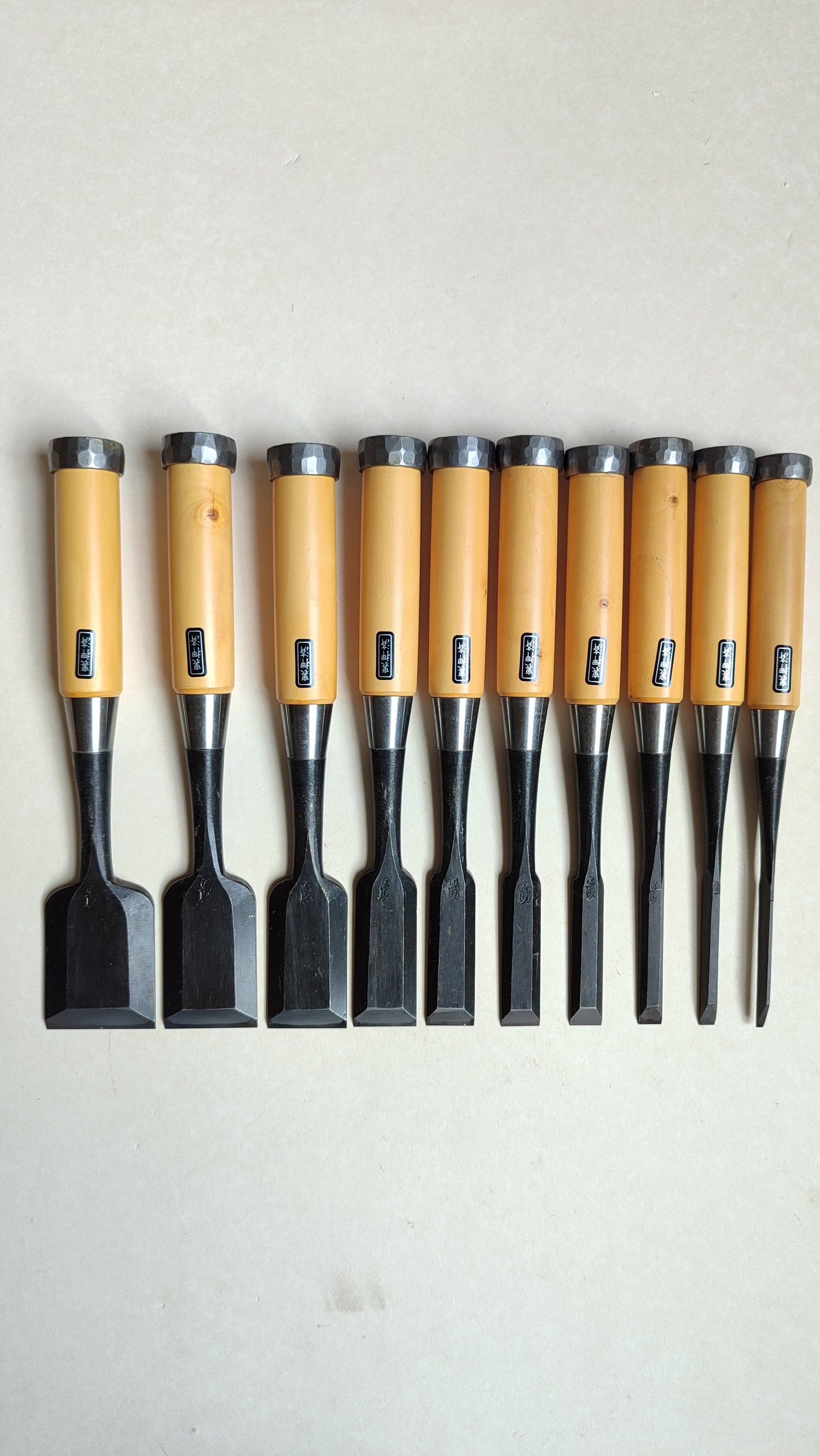Set Tijeras Japonesas "Oire Nomi" 3, 6, 9, 12, 15, 18, 24, 30, 36, 42mm "Yusuke"