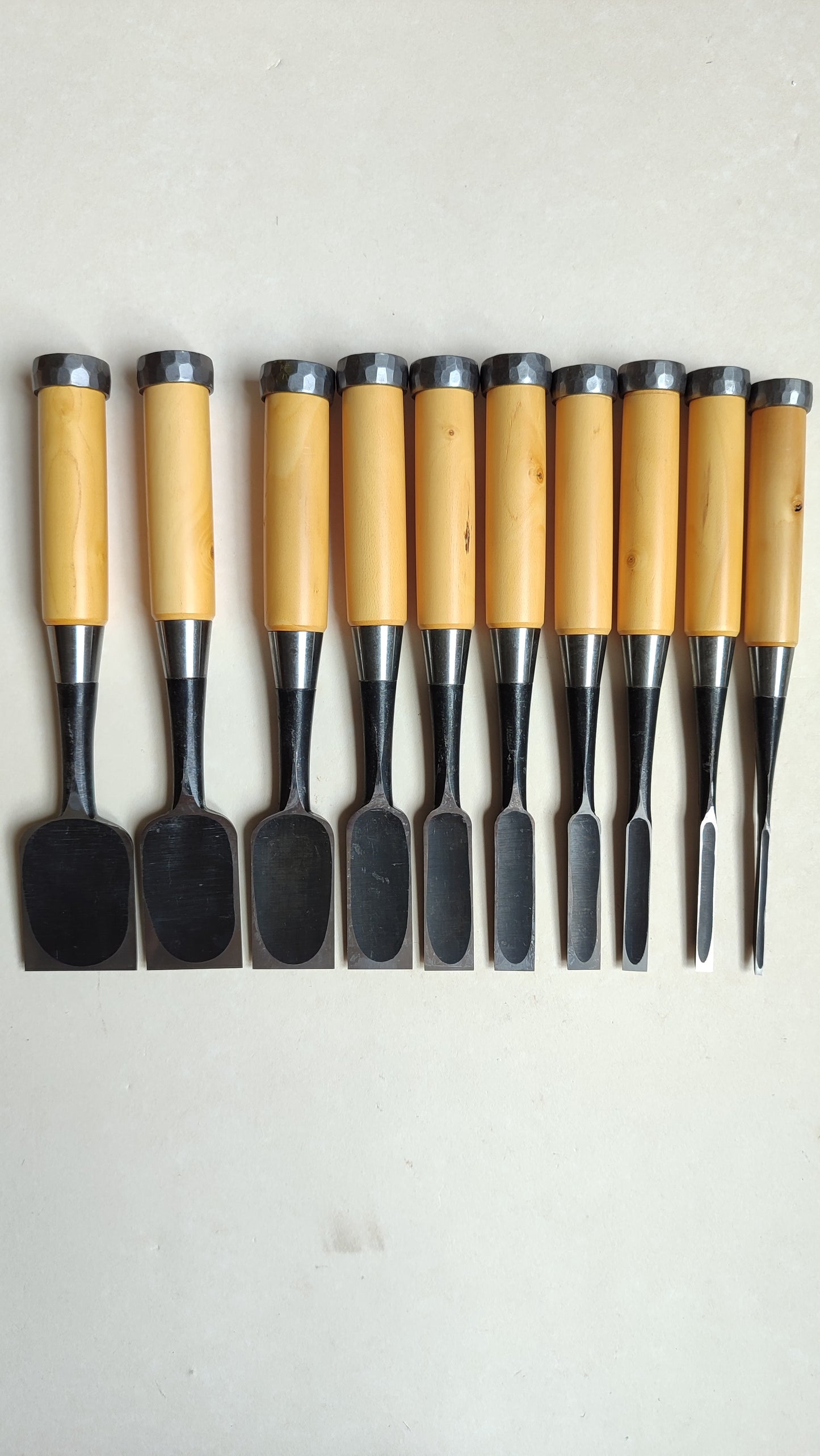 Set Tijeras Japonesas "Oire Nomi" 3, 6, 9, 12, 15, 18, 24, 30, 36, 42mm "Yusuke"