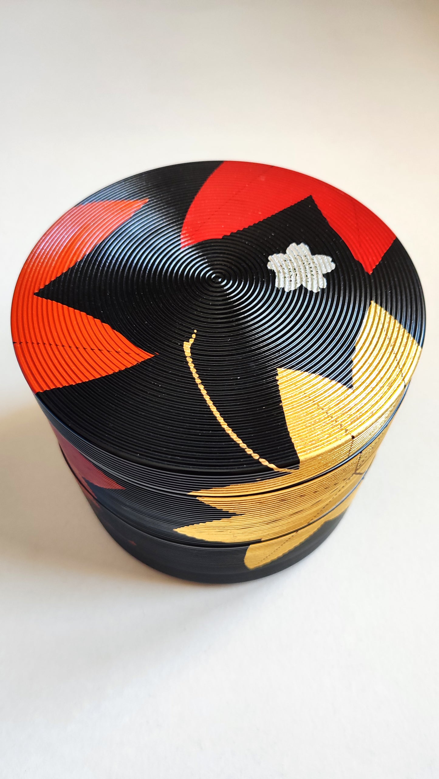 Coffret en laque japonaise "Jubako" fabriqué Zohiko Unkinju à Kyoto