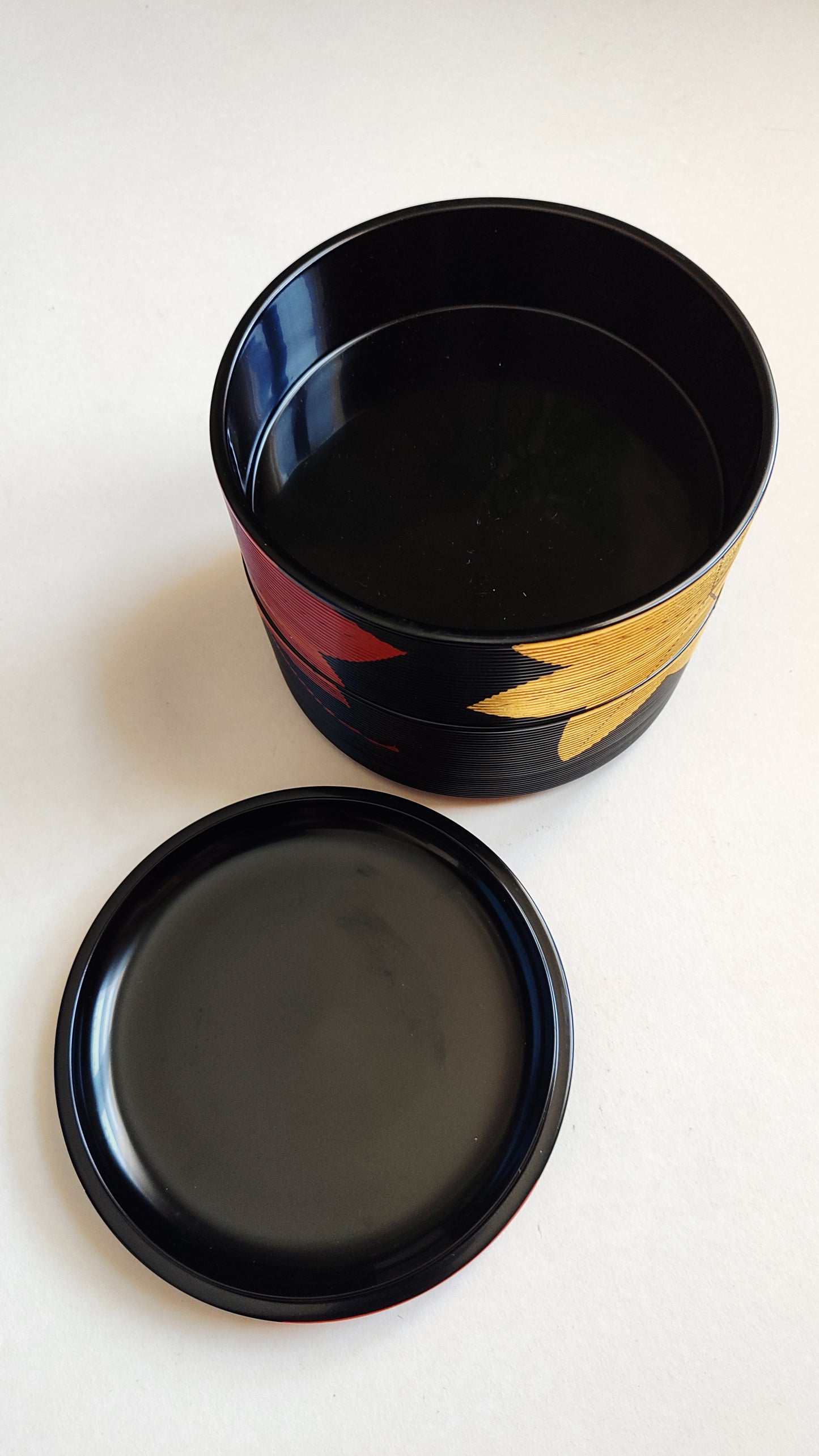 Coffret en laque japonaise "Jubako" fabriqué Zohiko Unkinju à Kyoto
