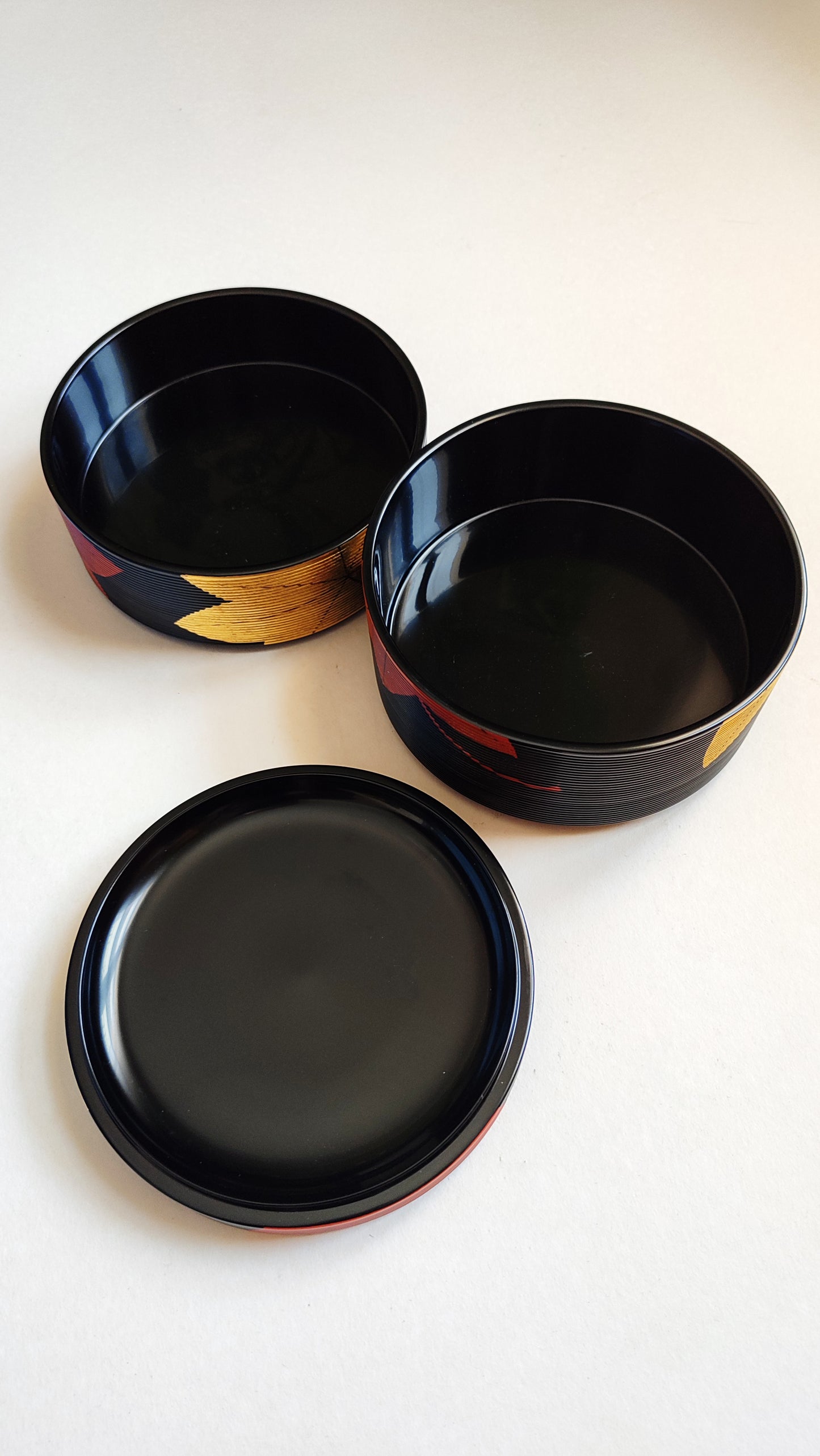Coffret en laque japonaise "Jubako" fabriqué Zohiko Unkinju à Kyoto