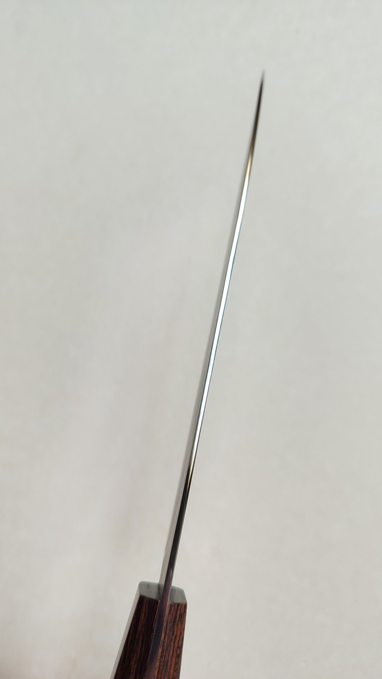 Magnifique couteau de cuisine japonais Petty 150mm VG10 "Shiro Kamo"