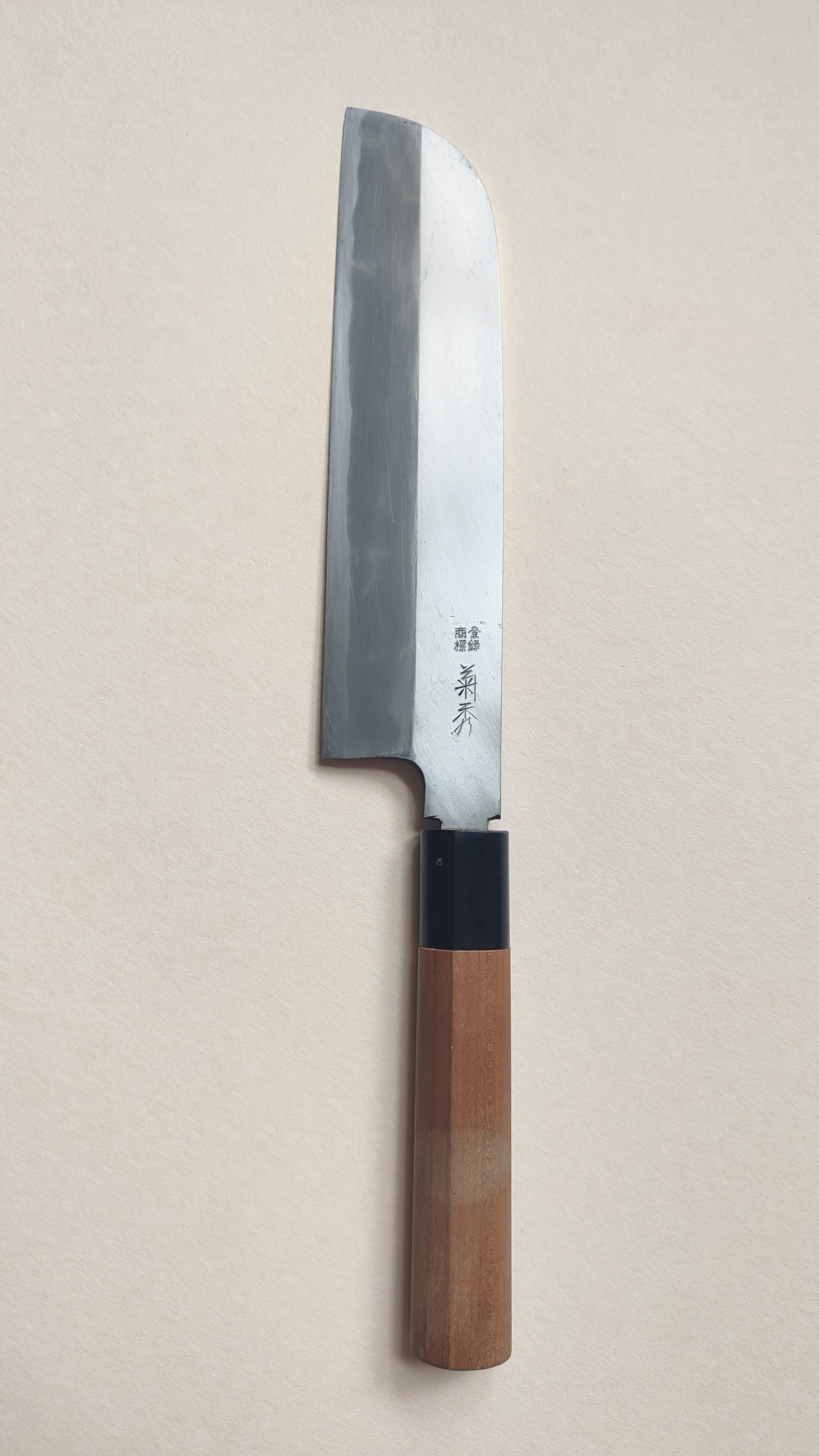 Joli couteau de cuisine japonais "Usuba" 195mm gaucher Kikuhide