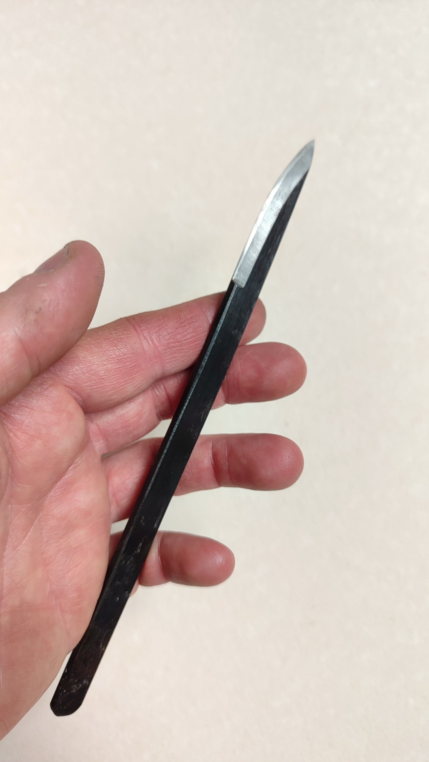 Couteau de sculpteur japonais "kiridashi" 11mm gaucher
