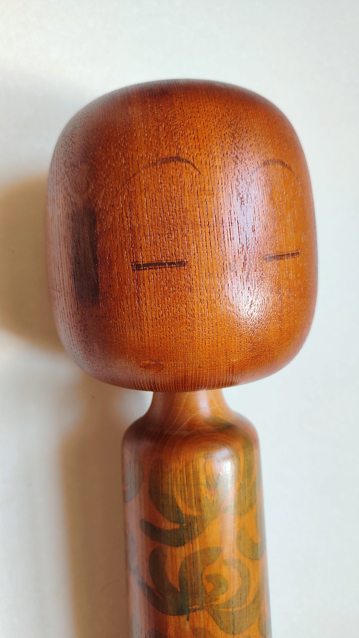 Trés grande poupée japonaise en bois "Kokechi" 365mm "Issetsu Kuribayashi"