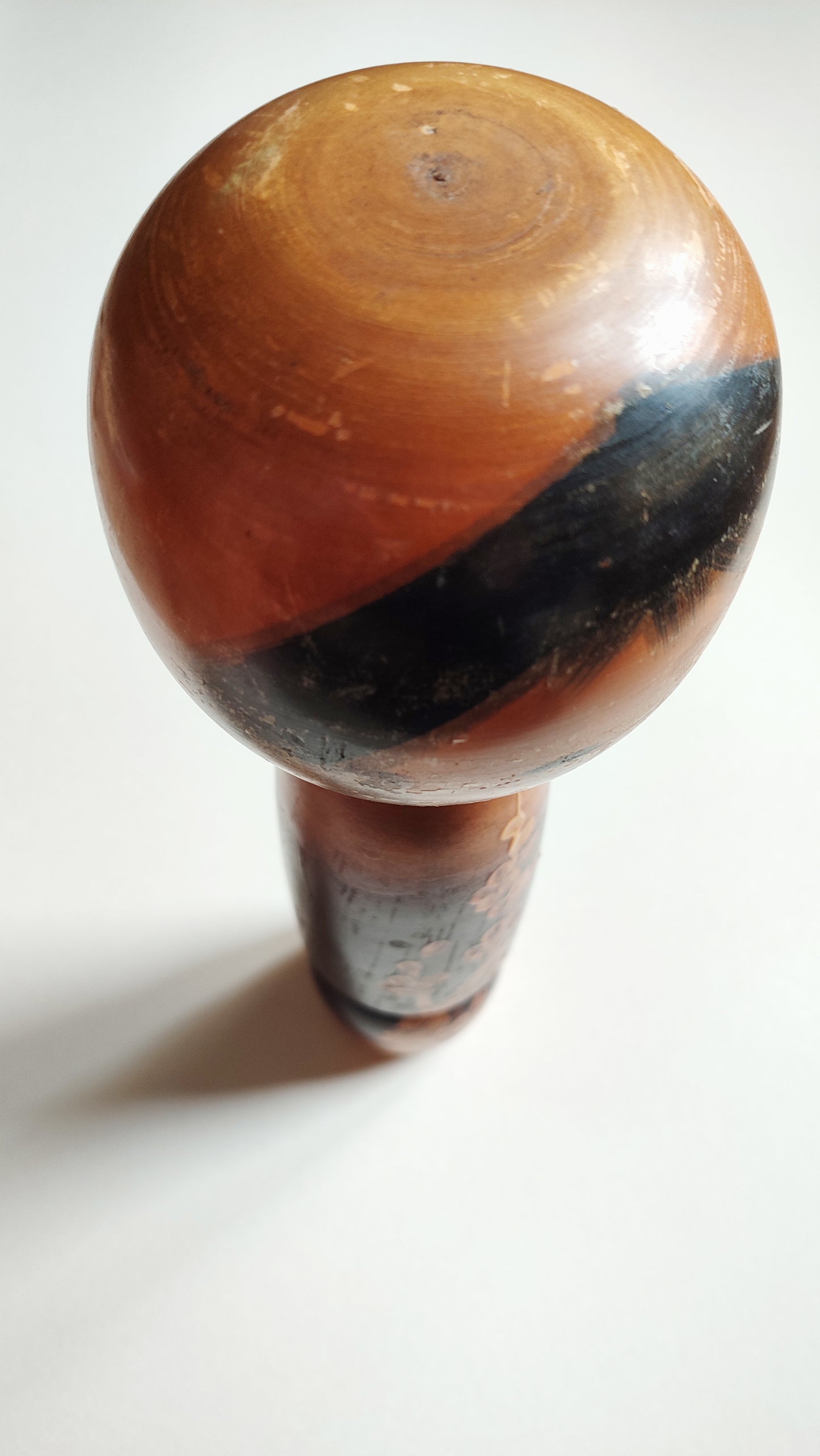 Trés grande poupée japonaise en bois "Kokechi" 435mm "Komura Sato"