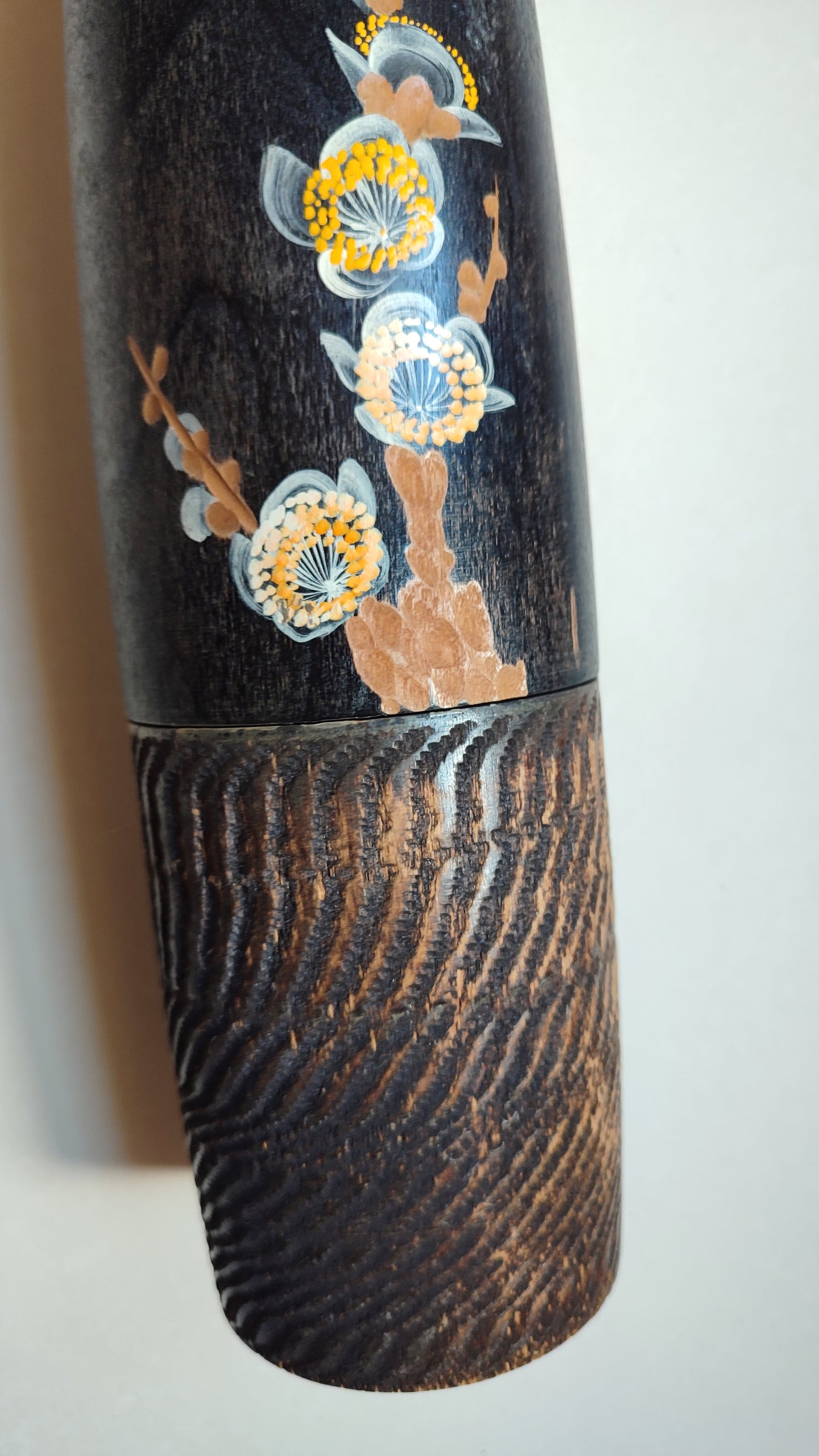 Trés grande poupée japonaise en bois "Kokechi" 450mm "Sato Koson"