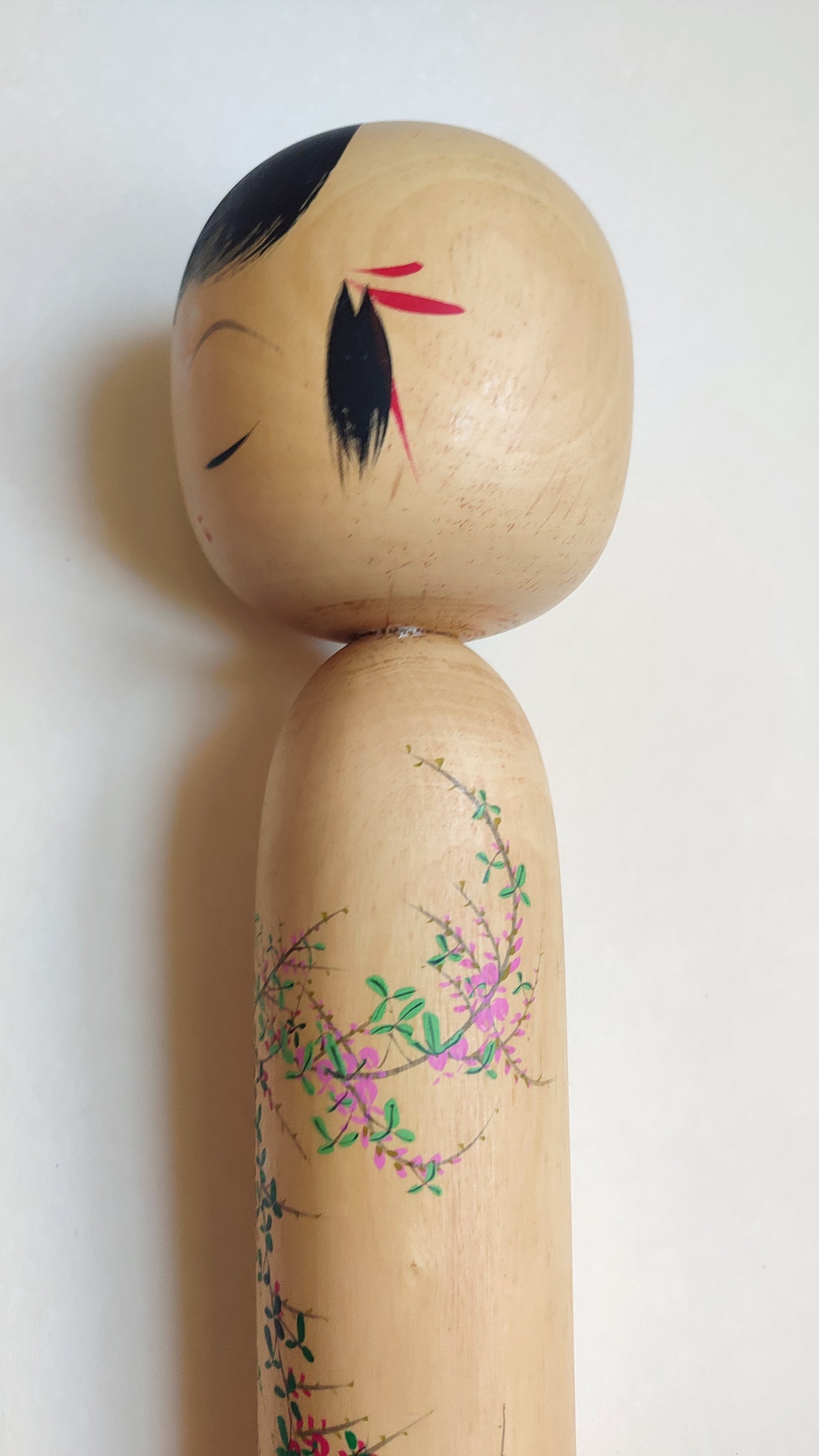 Trés grande poupée japonaise en bois "Kokechi" 370mm "Onodera Koraku"