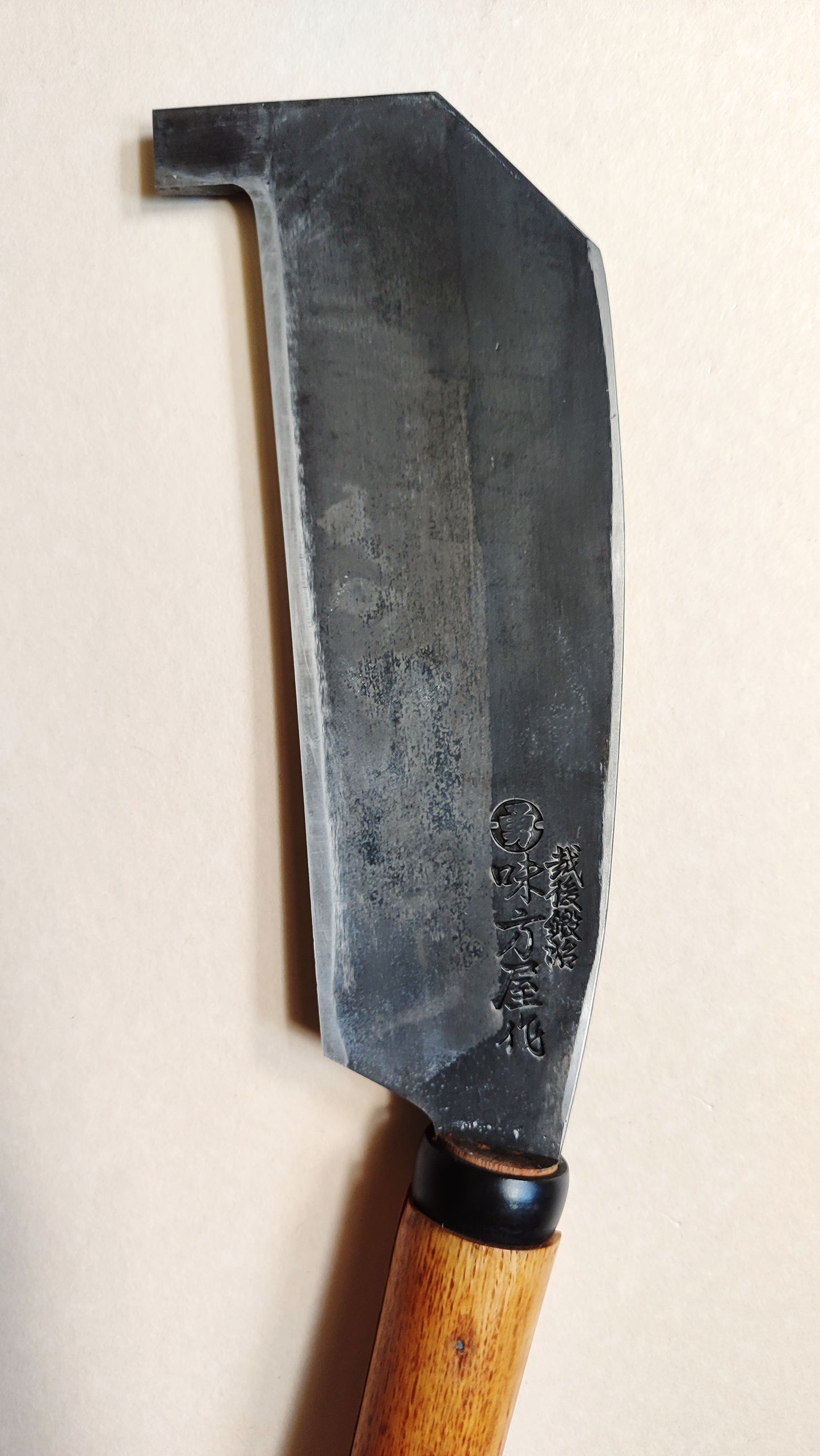 Hachette japonaise "Ebi ata" 180mm "Ajikataya"