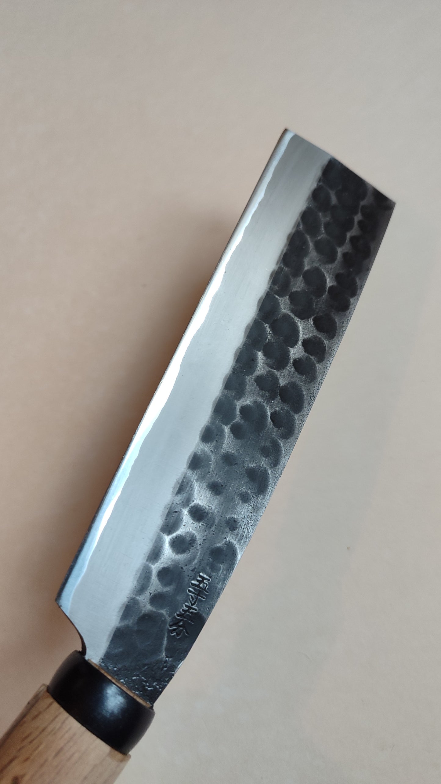 Hachette japonaise "Nata" 165mm "Ajikataya" double biseaux