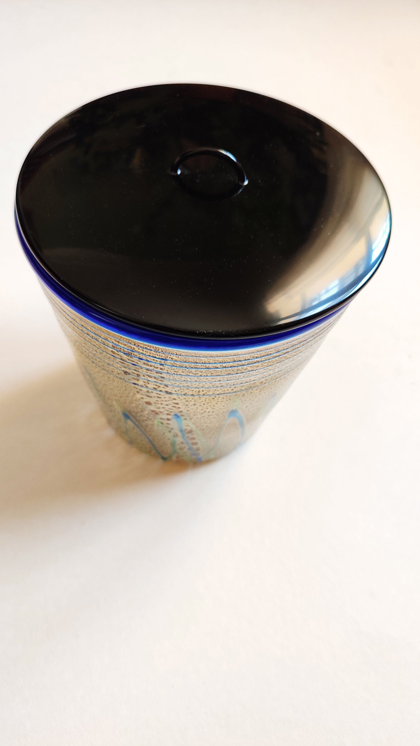 Jarre à eau en verre pour la cérémonie du thé "Mizuya Tsubo" 170mm