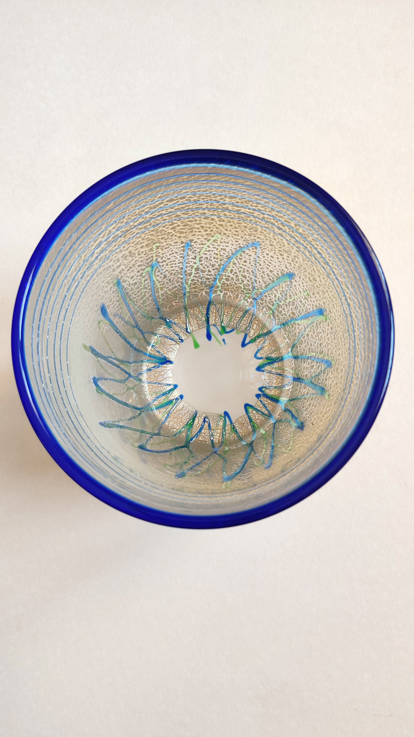 Jarre à eau en verre pour la cérémonie du thé "Mizuya Tsubo" 170mm