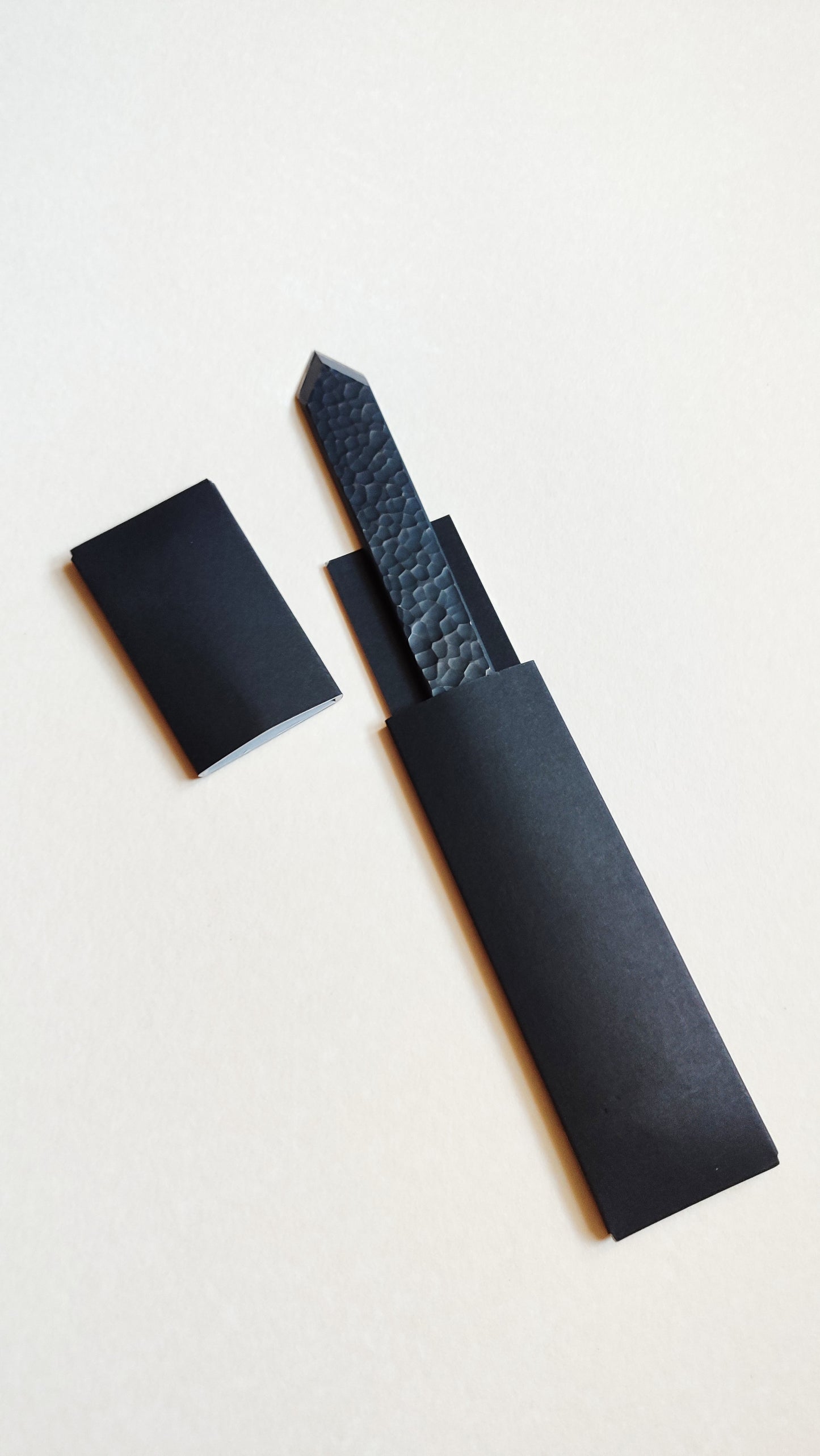 Couteau à tracer japonais "Kensaki" forgé par Yoshihide Sakamitsu 24mm "Tsuchime"