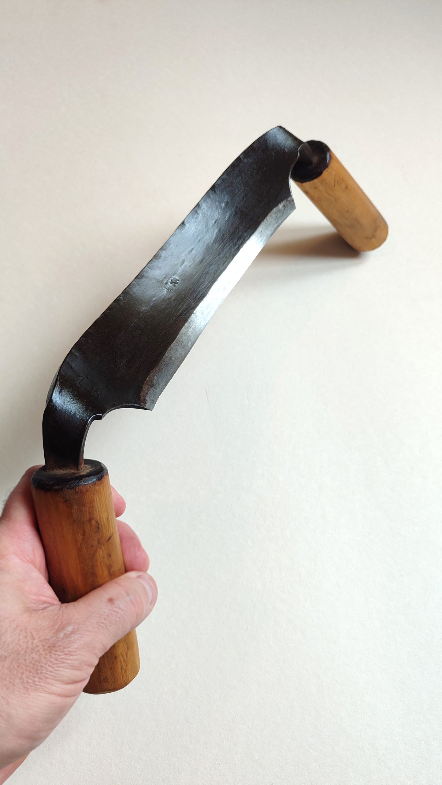 Rare plane japonaise concave "Sen" 175mm