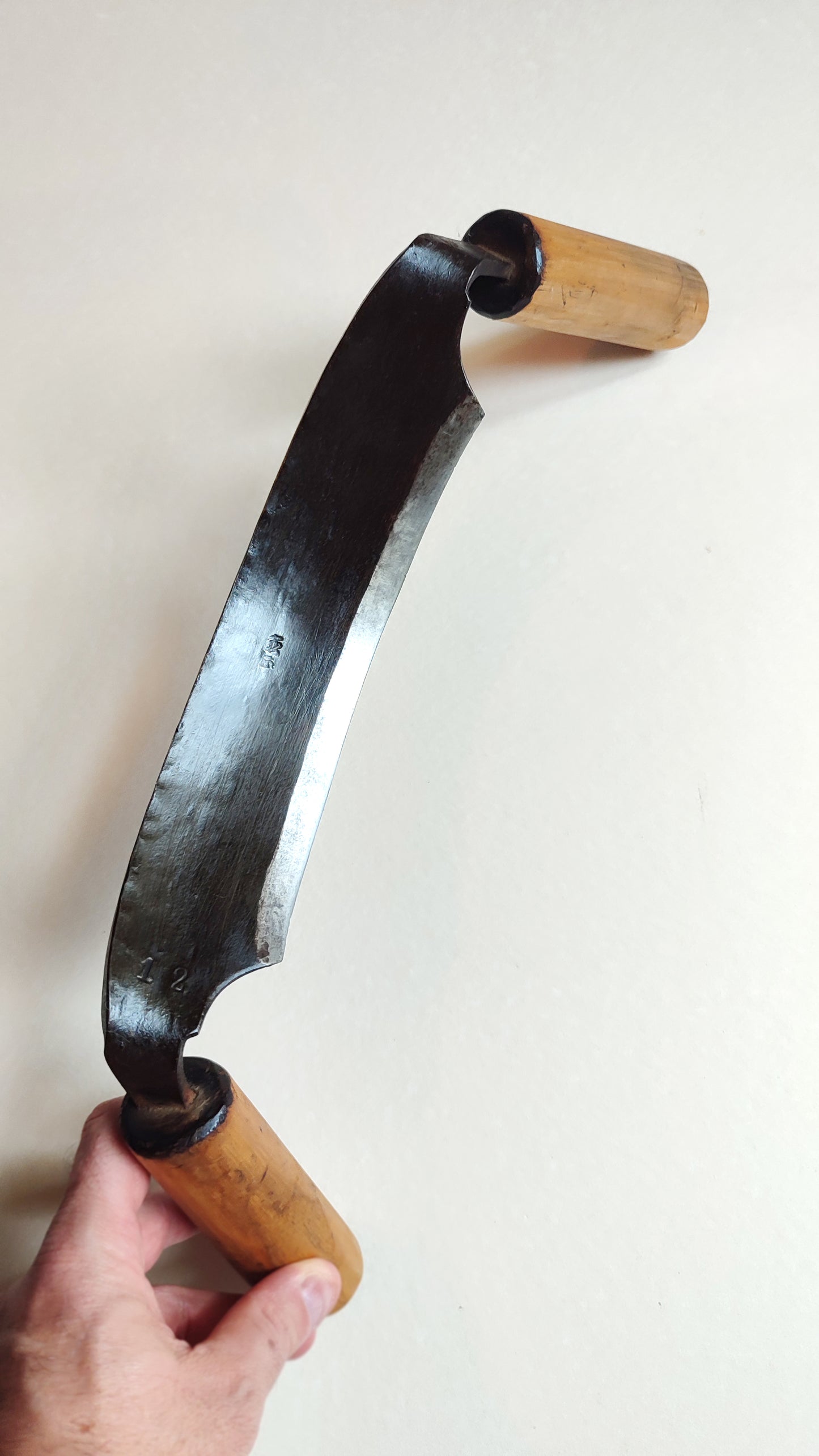 Rare plane japonaise concave "Sen" 175mm
