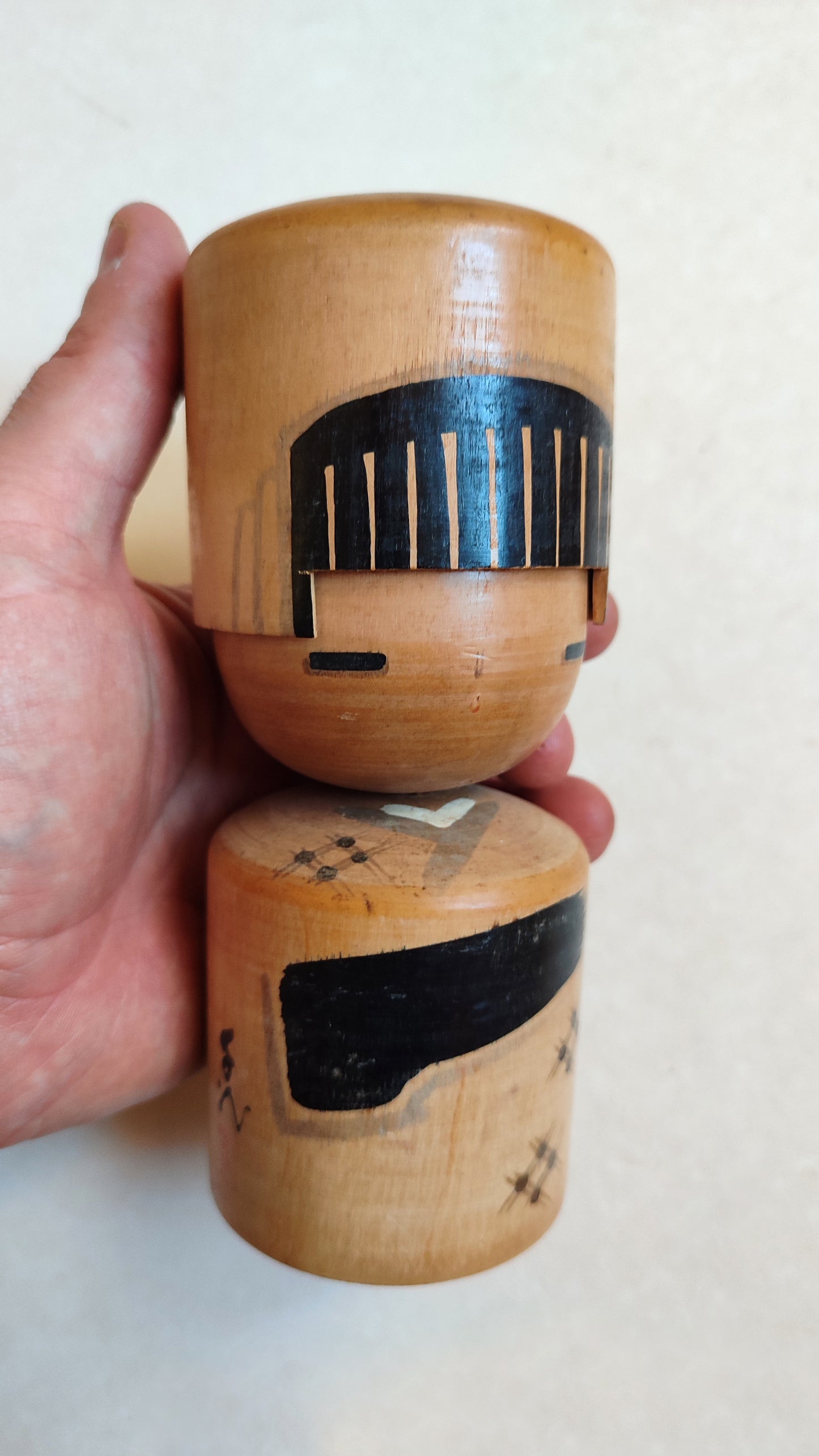 Poupée japonaise en bois "Kokechi" 155mm