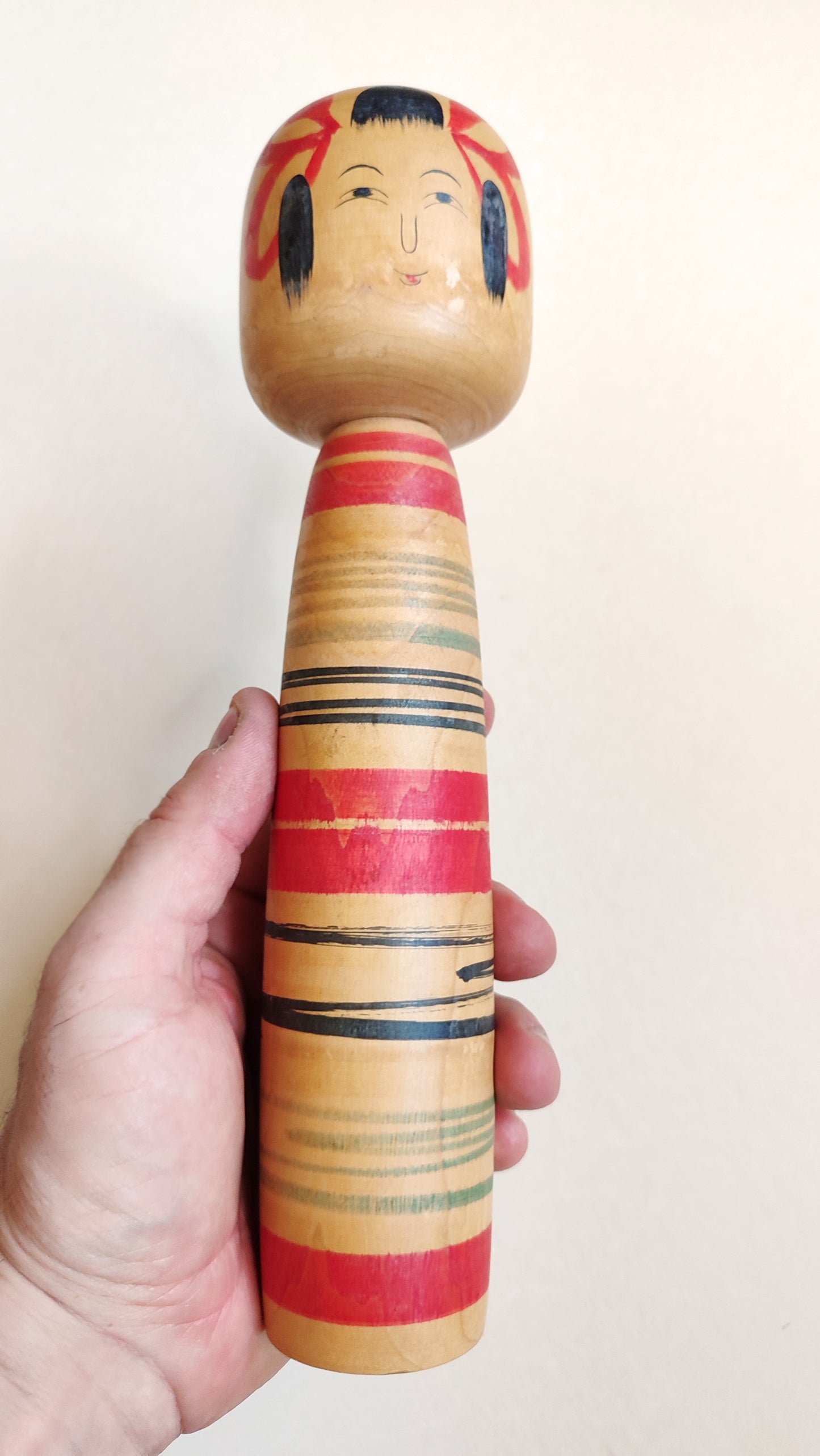 Poupée japonaise en bois "Kokechi" 250mm