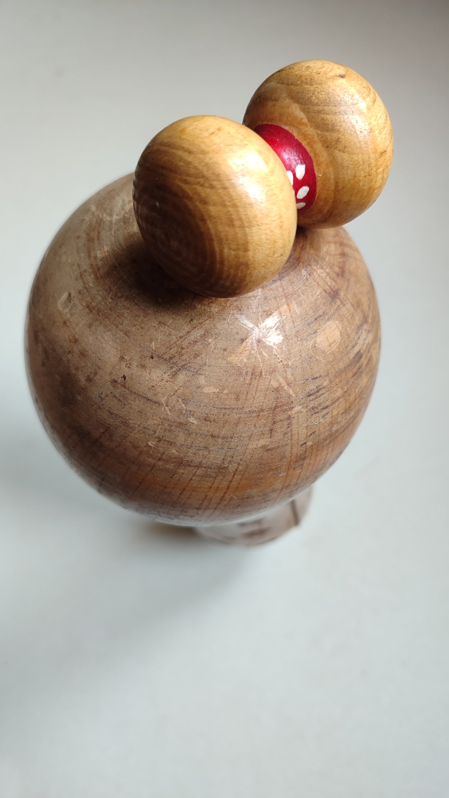 Trés grande poupée japonaise en bois "Kokechi" 400mm "Miyashita Hajime"