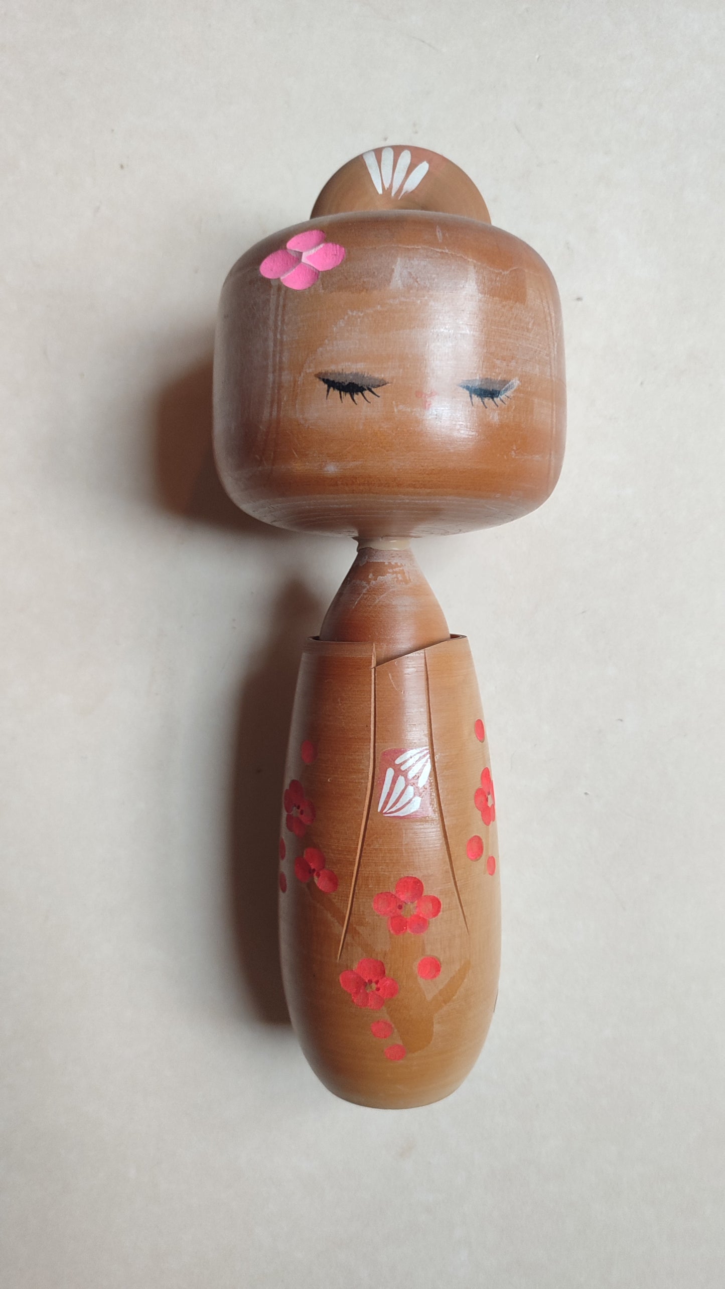 Poupée japonaise en bois "Kokechi" 255mm "Toshiharu Takahashi "