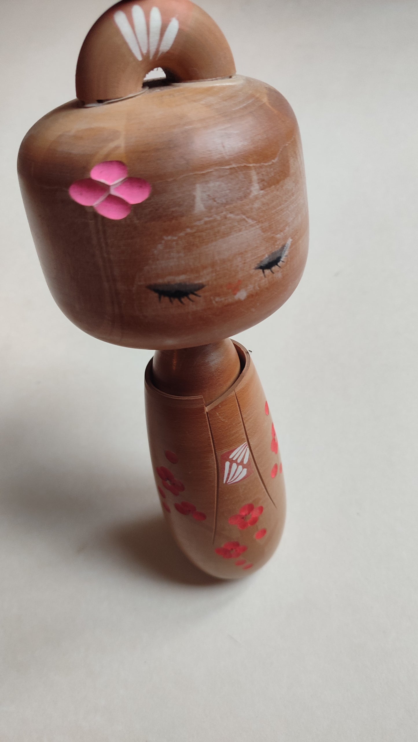 Poupée japonaise en bois "Kokechi" 255mm "Toshiharu Takahashi "