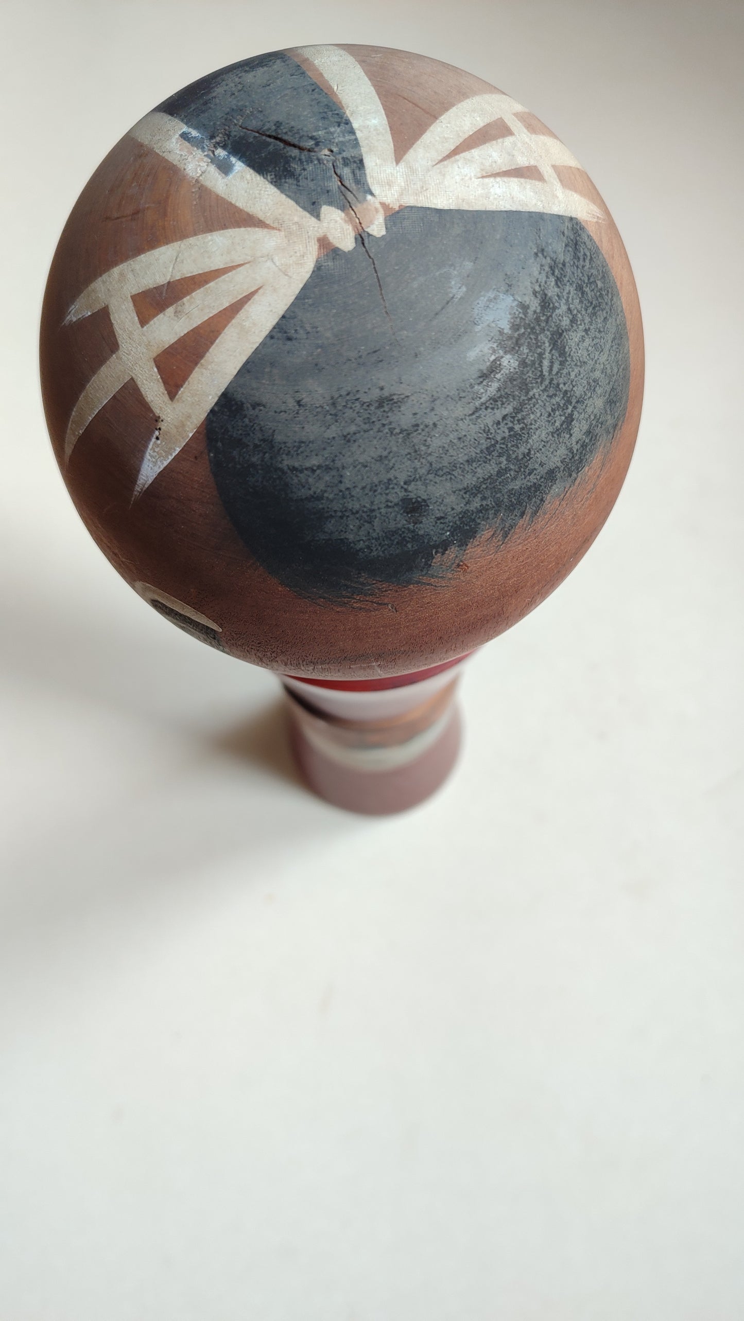 Trés grande poupée japonaise en bois "Kokechi" 430mm