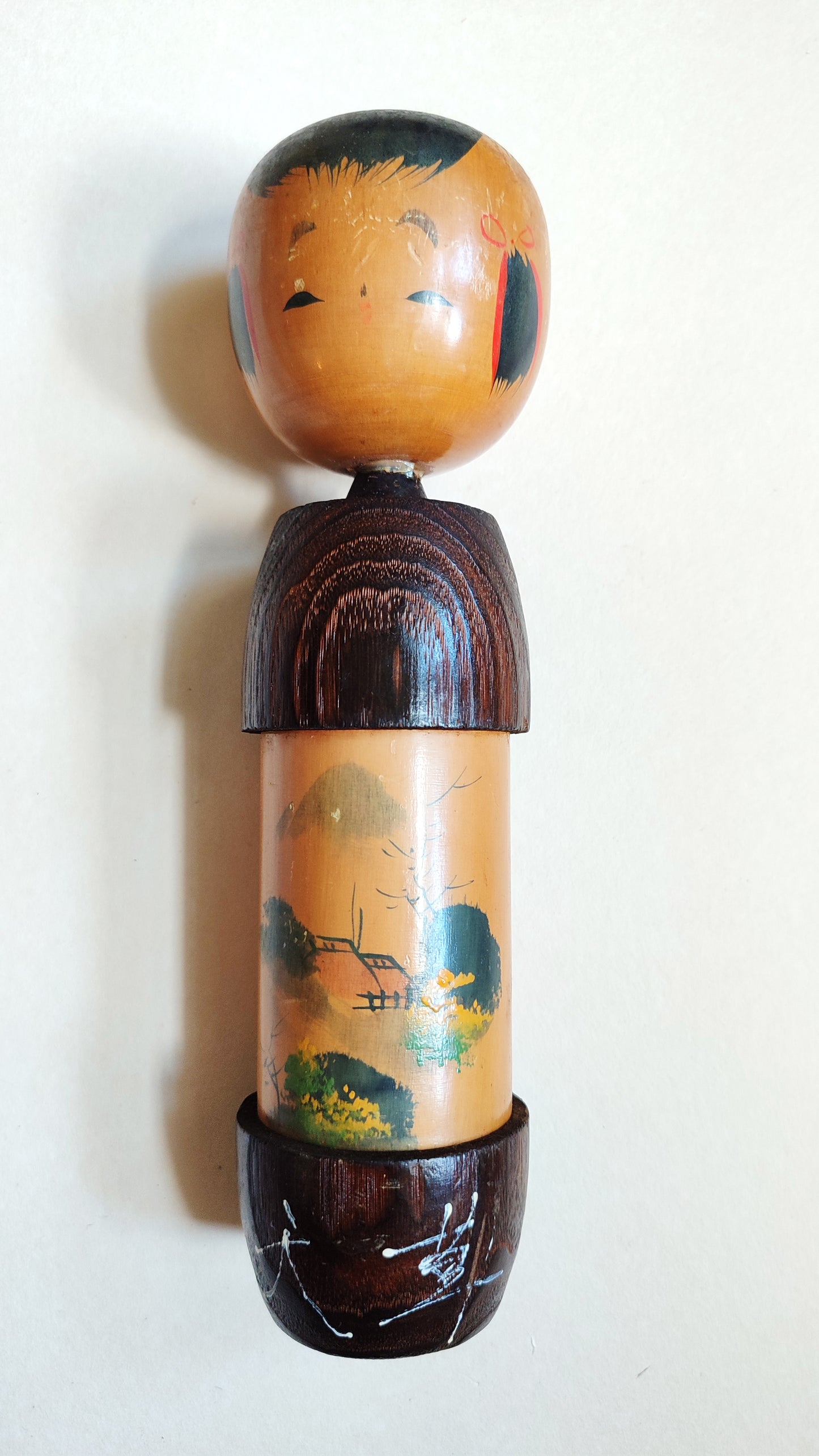 Poupée japonaise en bois "Kokechi" 300mm Tohoku