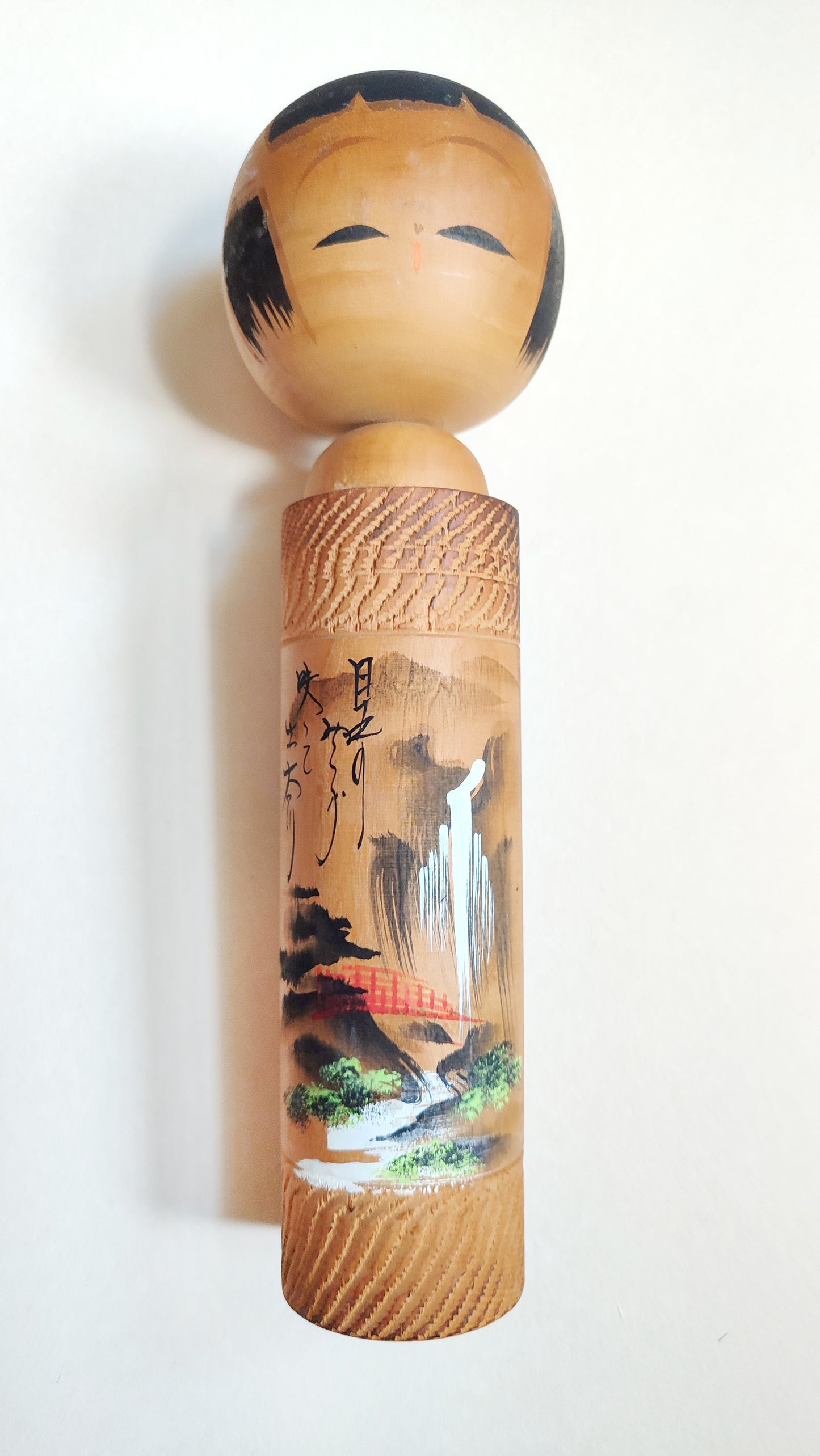 Poupée japonaise en bois "Kokechi" 300mm Tohoku