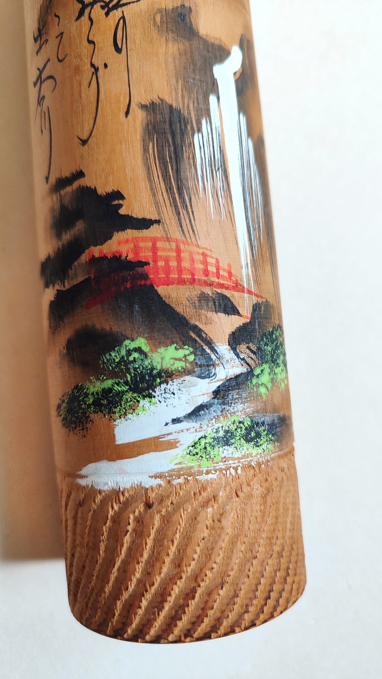 Poupée japonaise en bois "Kokechi" 300mm Tohoku