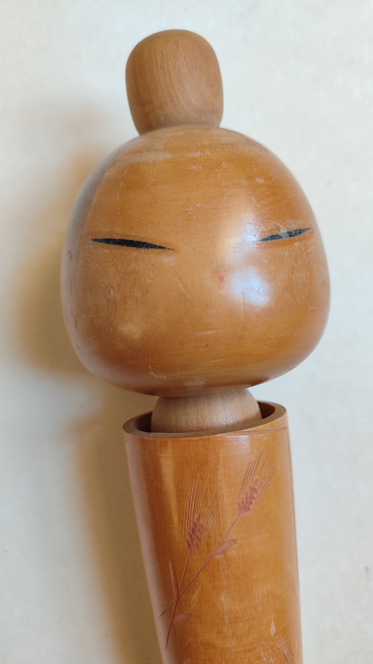 Poupée japonaise en bois "Kokechi" 290mm "Sadao Kishi"