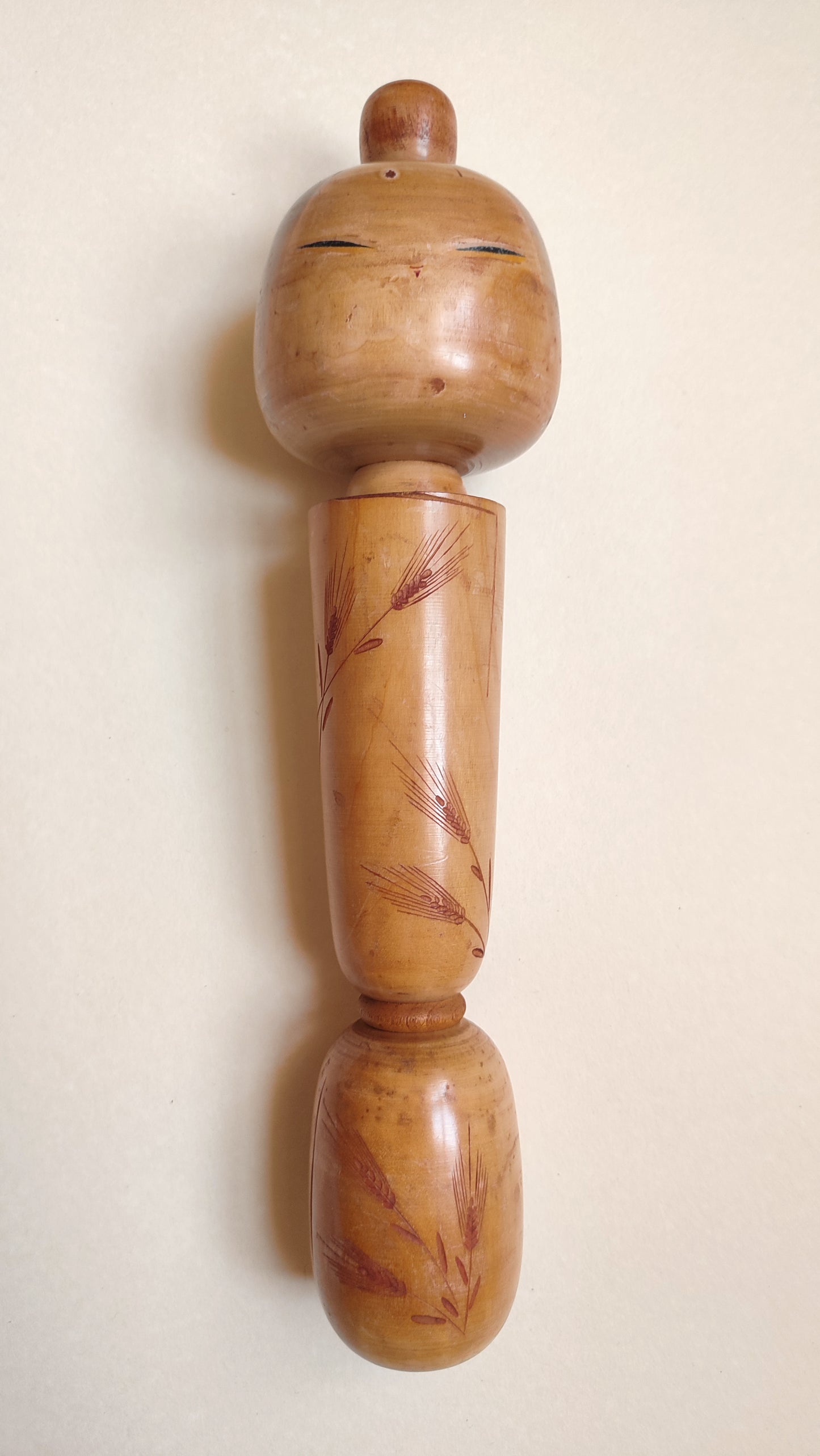 Grande poupée japonaise en bois "Kokechi" 390mm "Sadao Kishi"