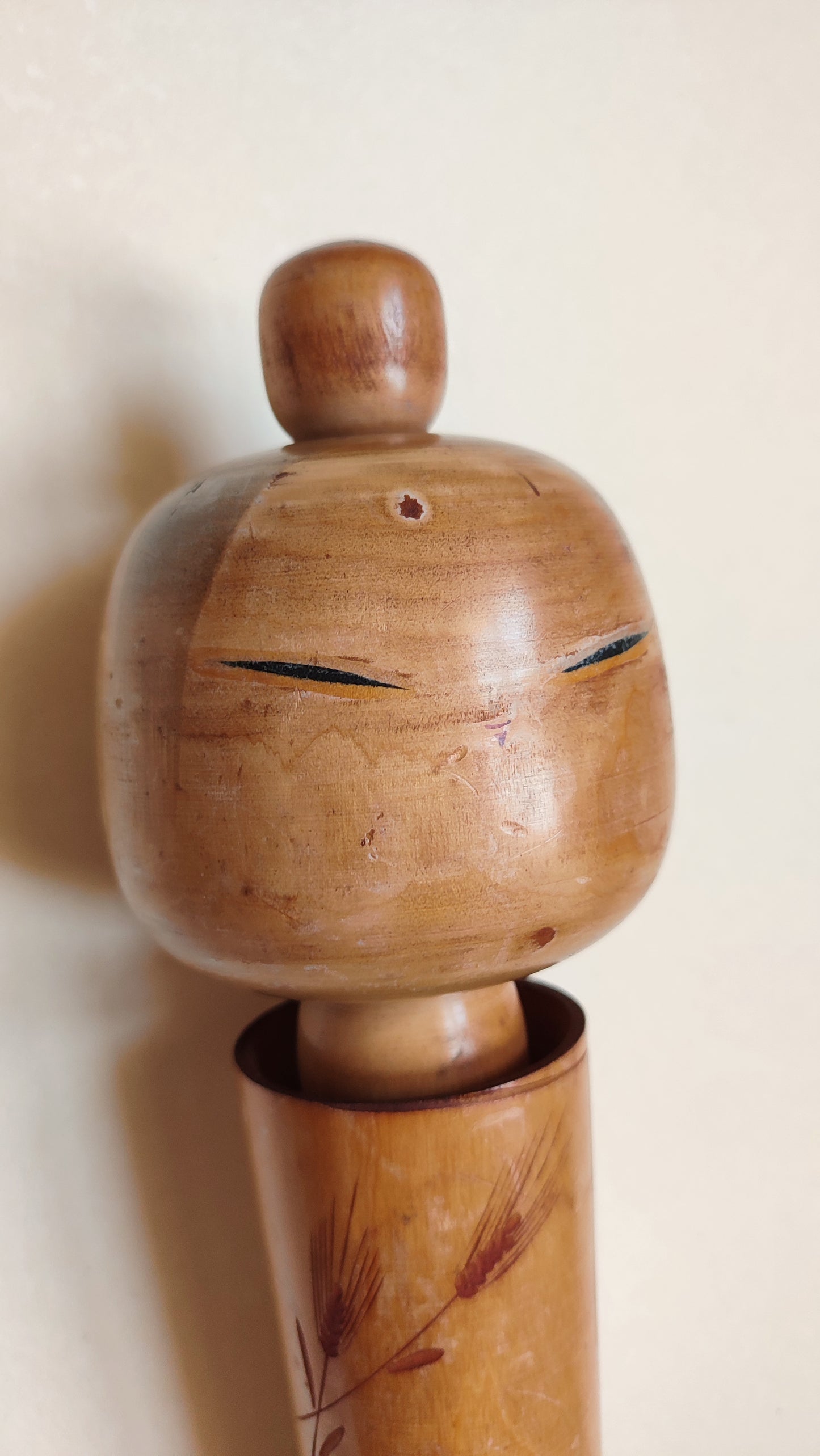 Grande poupée japonaise en bois "Kokechi" 390mm "Sadao Kishi"